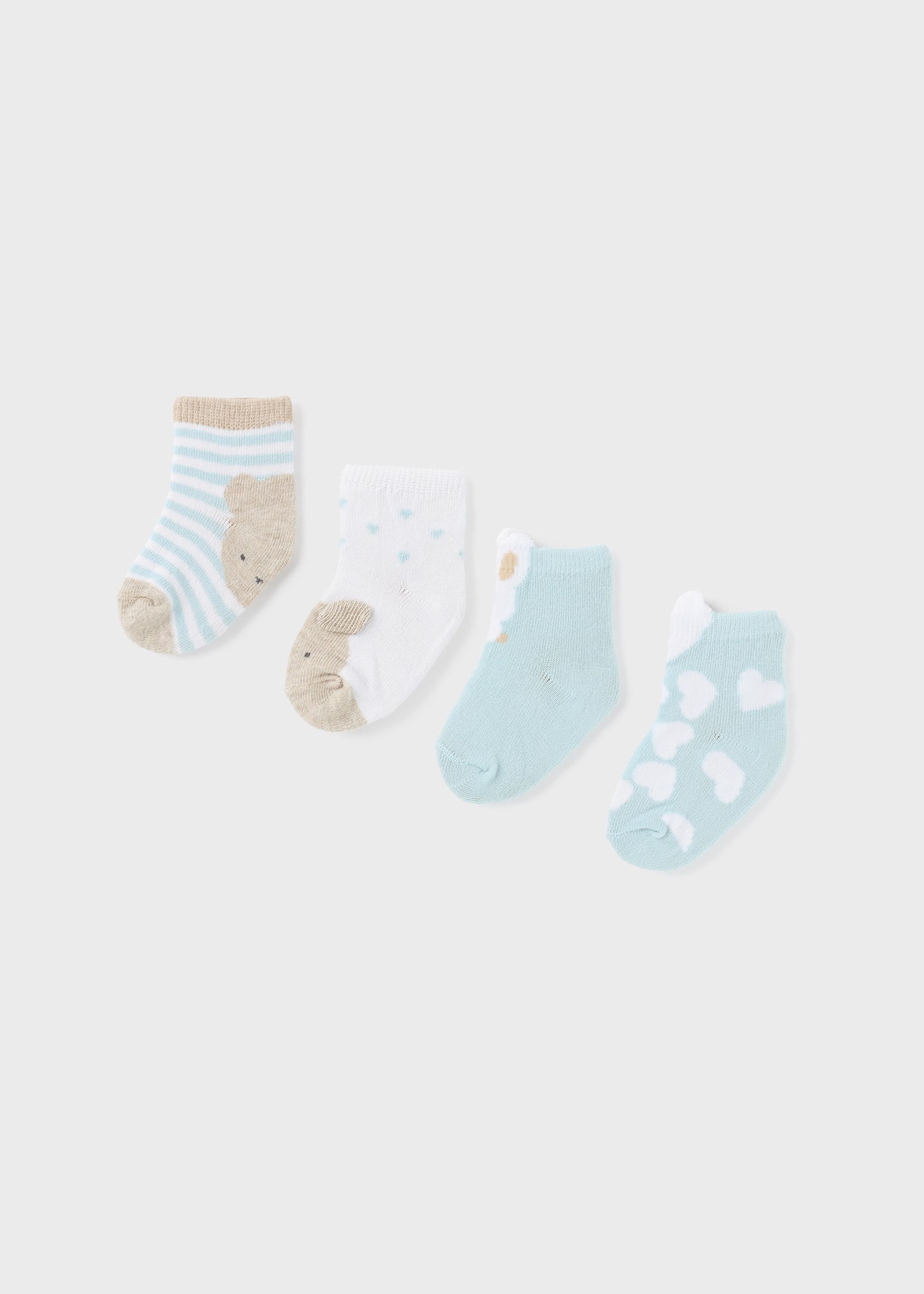 4er Set Socken Bio Baumwolle Neugeborene