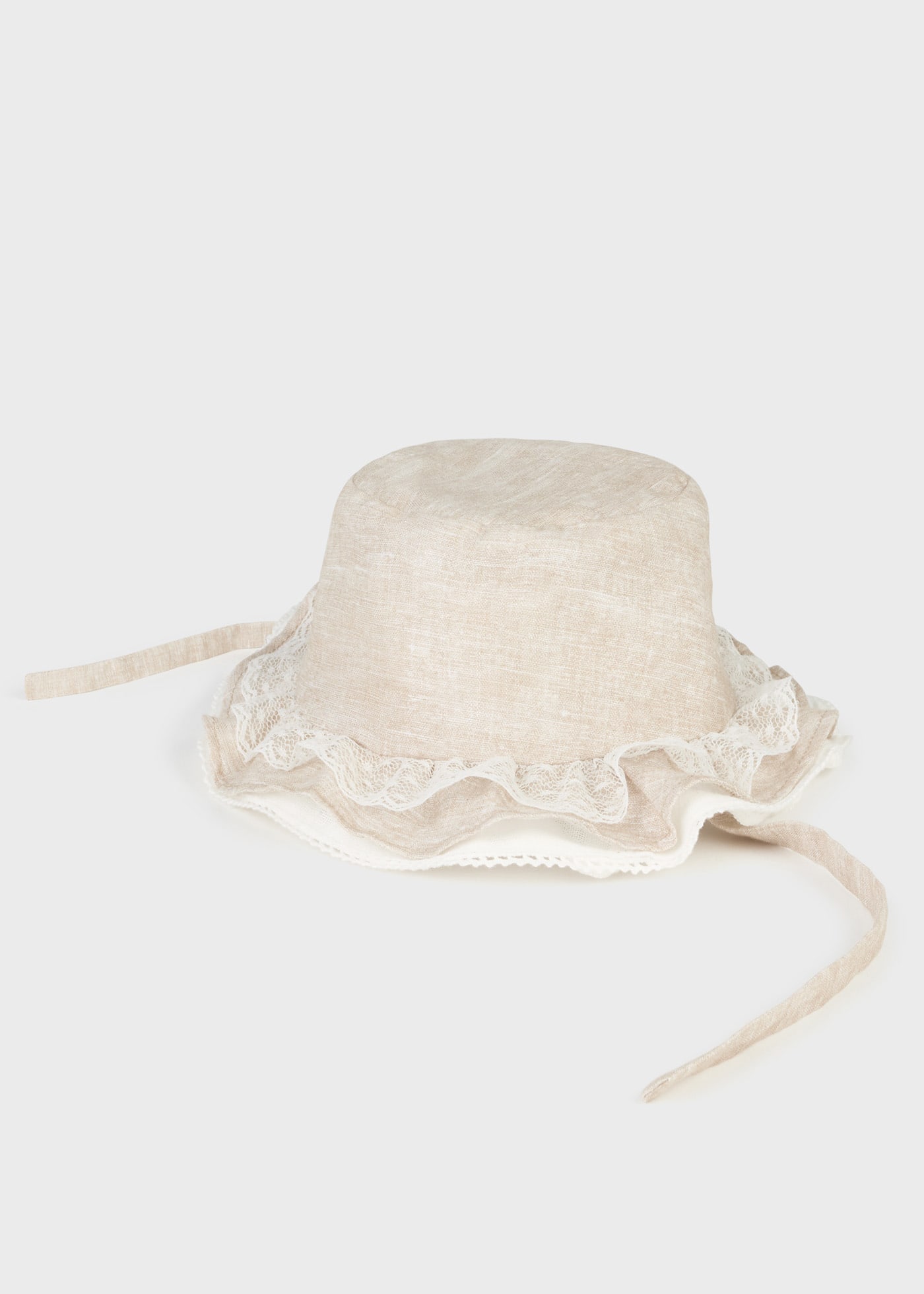 Newborn linen hat