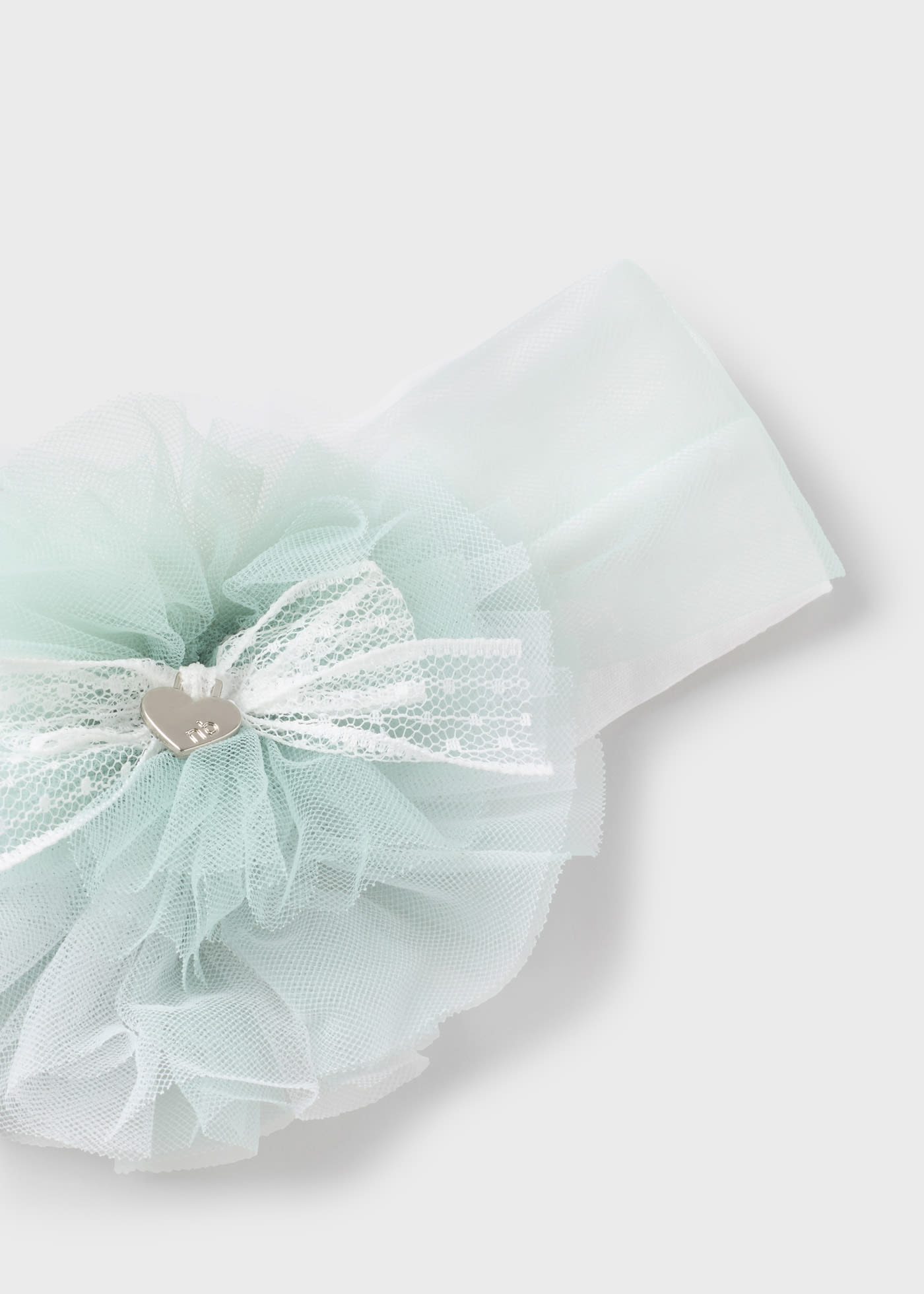 Fascia elastica fiore tulle neonato