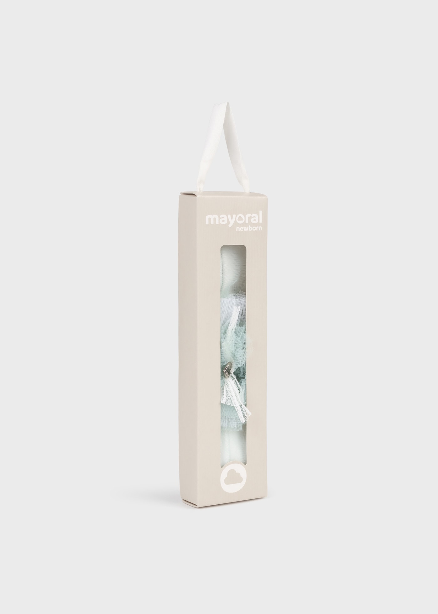 Serre-tête élastique en tulle nouveau-né