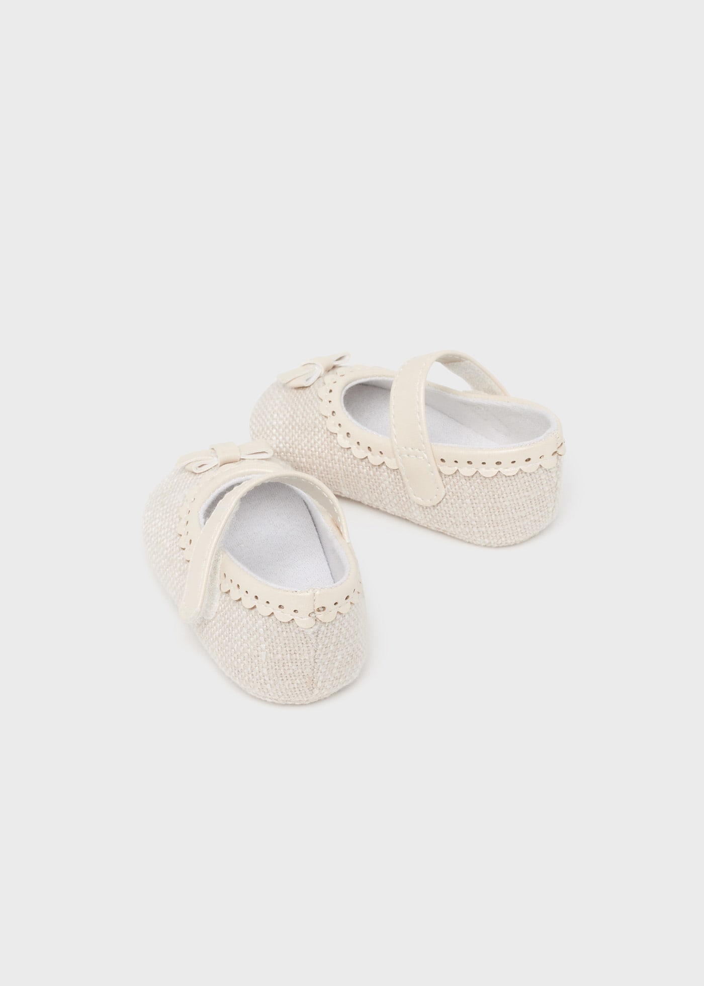 Newborn Textured Mary Janes