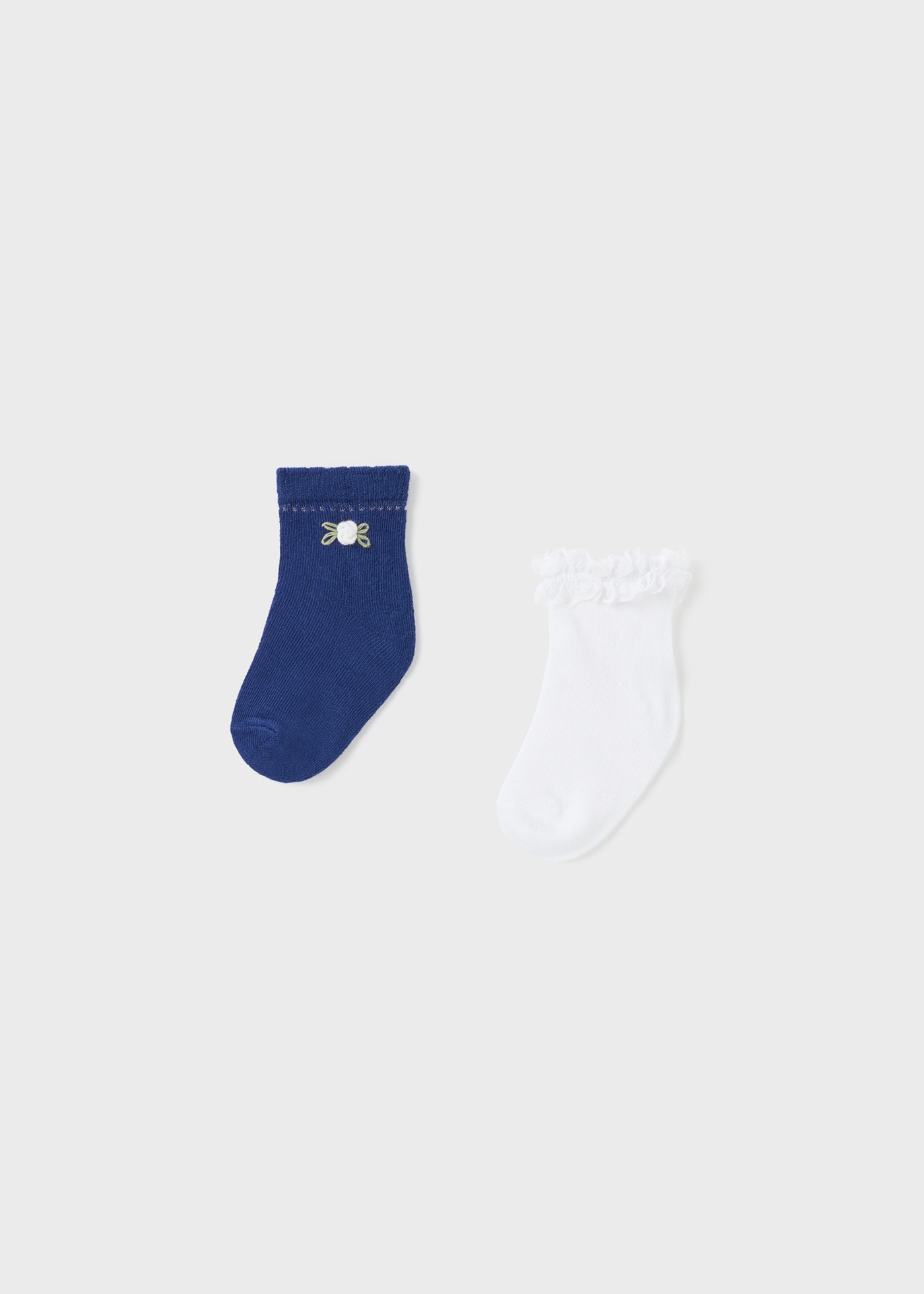 Baby Set of 2 Formal Socks Organic Cotton