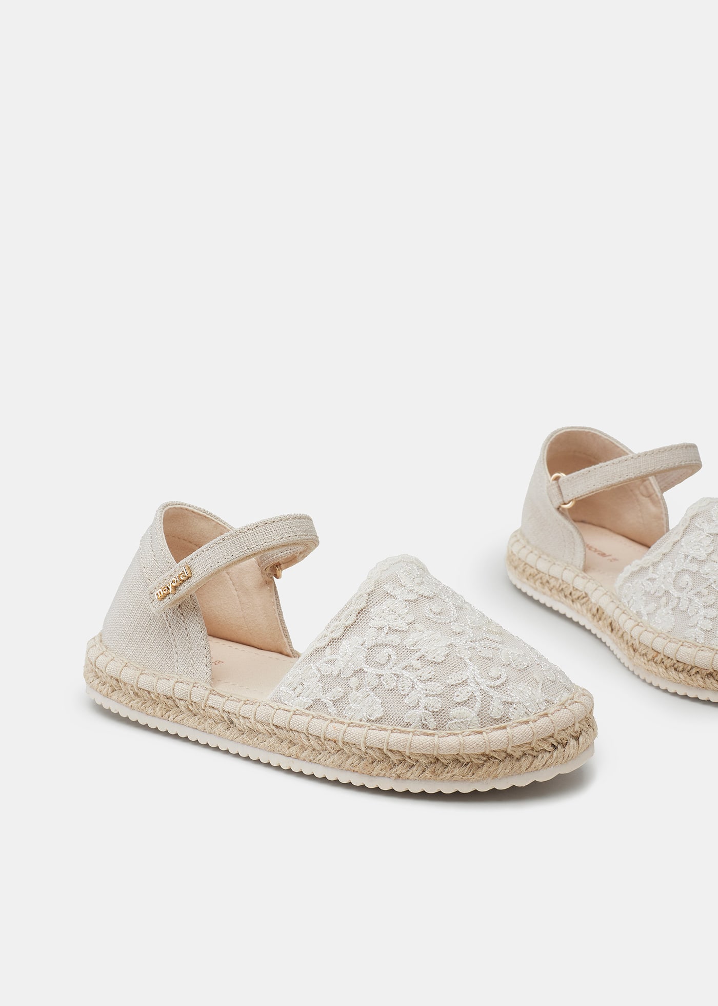 Espadrilles en dentelle fille