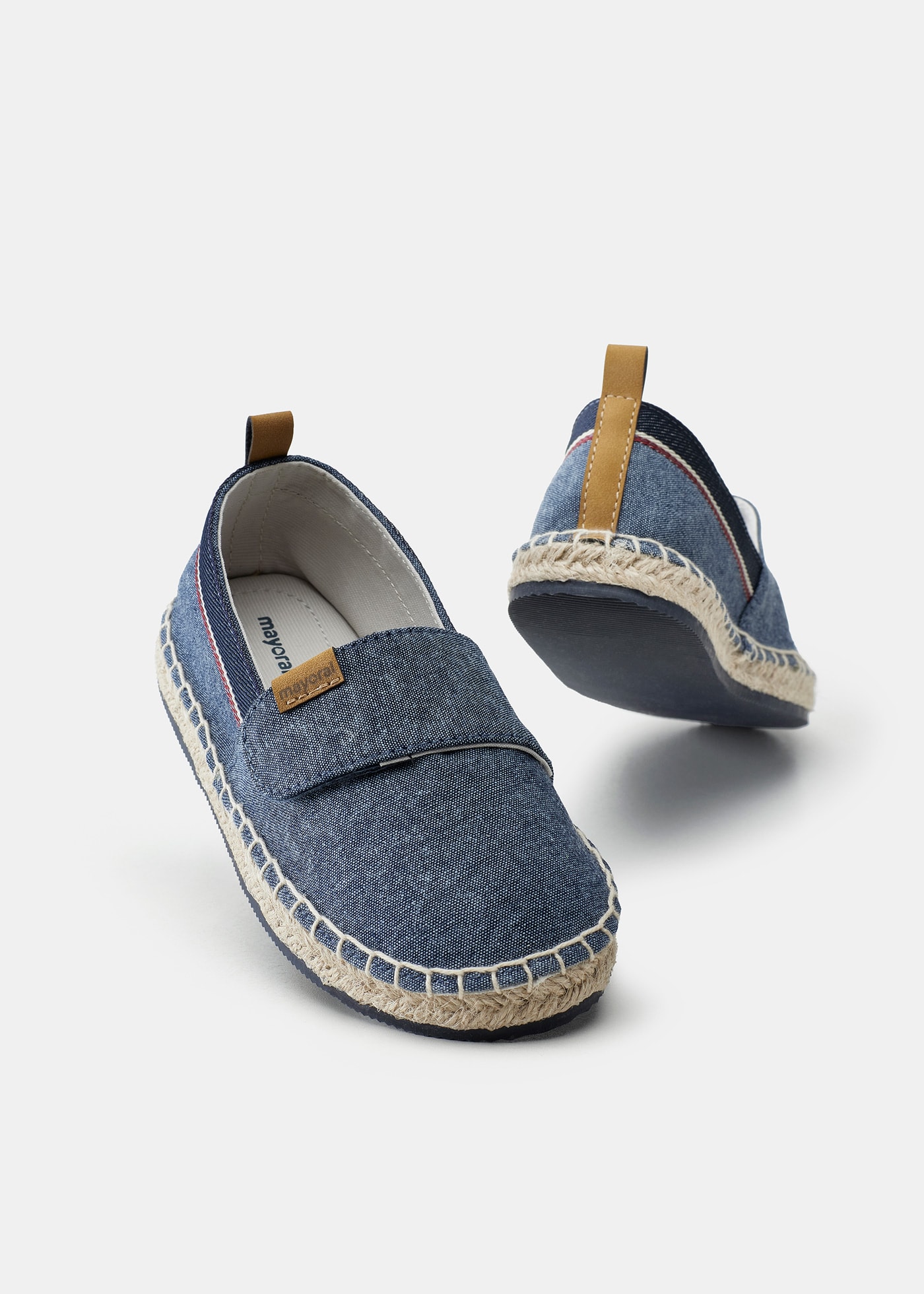 Espadryle chłopięce na rzep