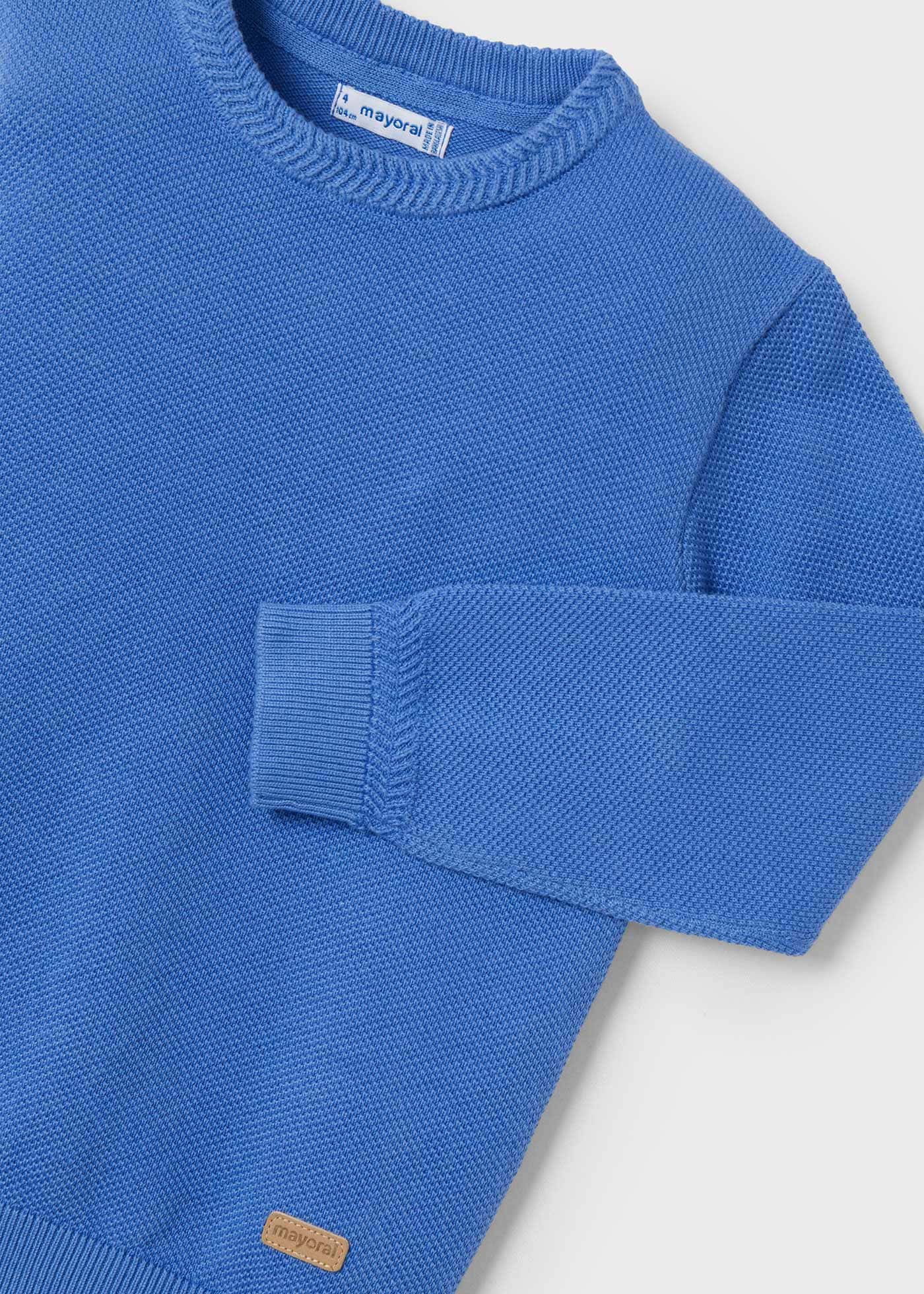 Sweter chłopięcy Better Cotton ze strukturą