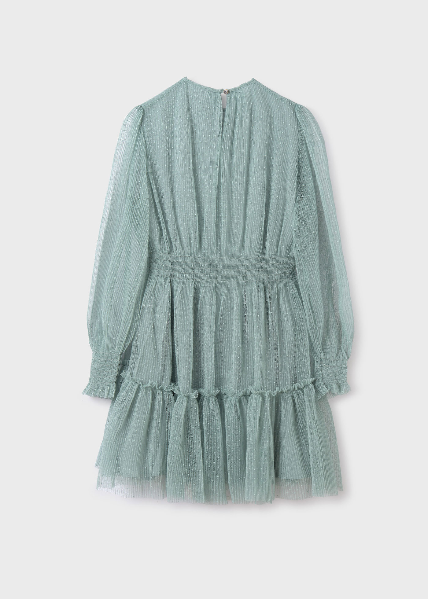 Vestido tul lunares chica