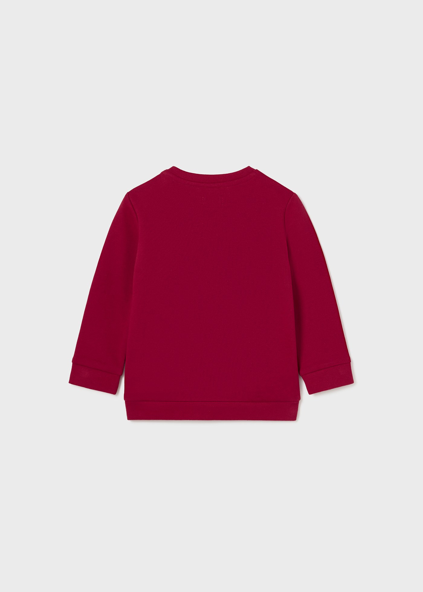 Пуловер Better Cotton от плюш с апликация за бебе