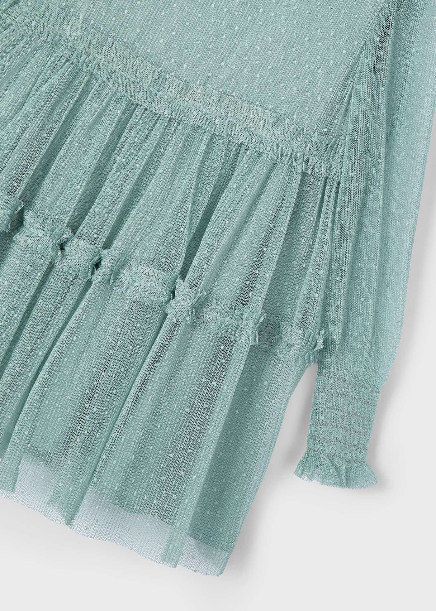 Rochie tul buline fetita