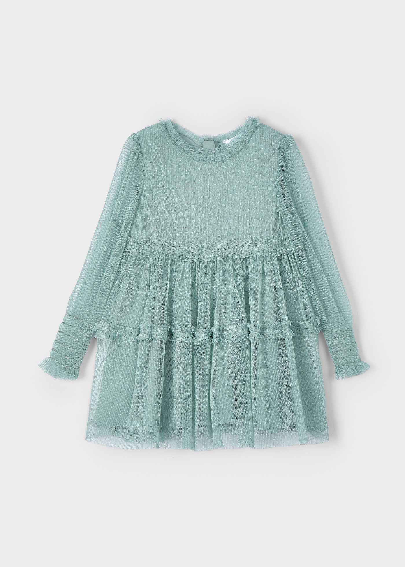 Rochie tul buline fetita