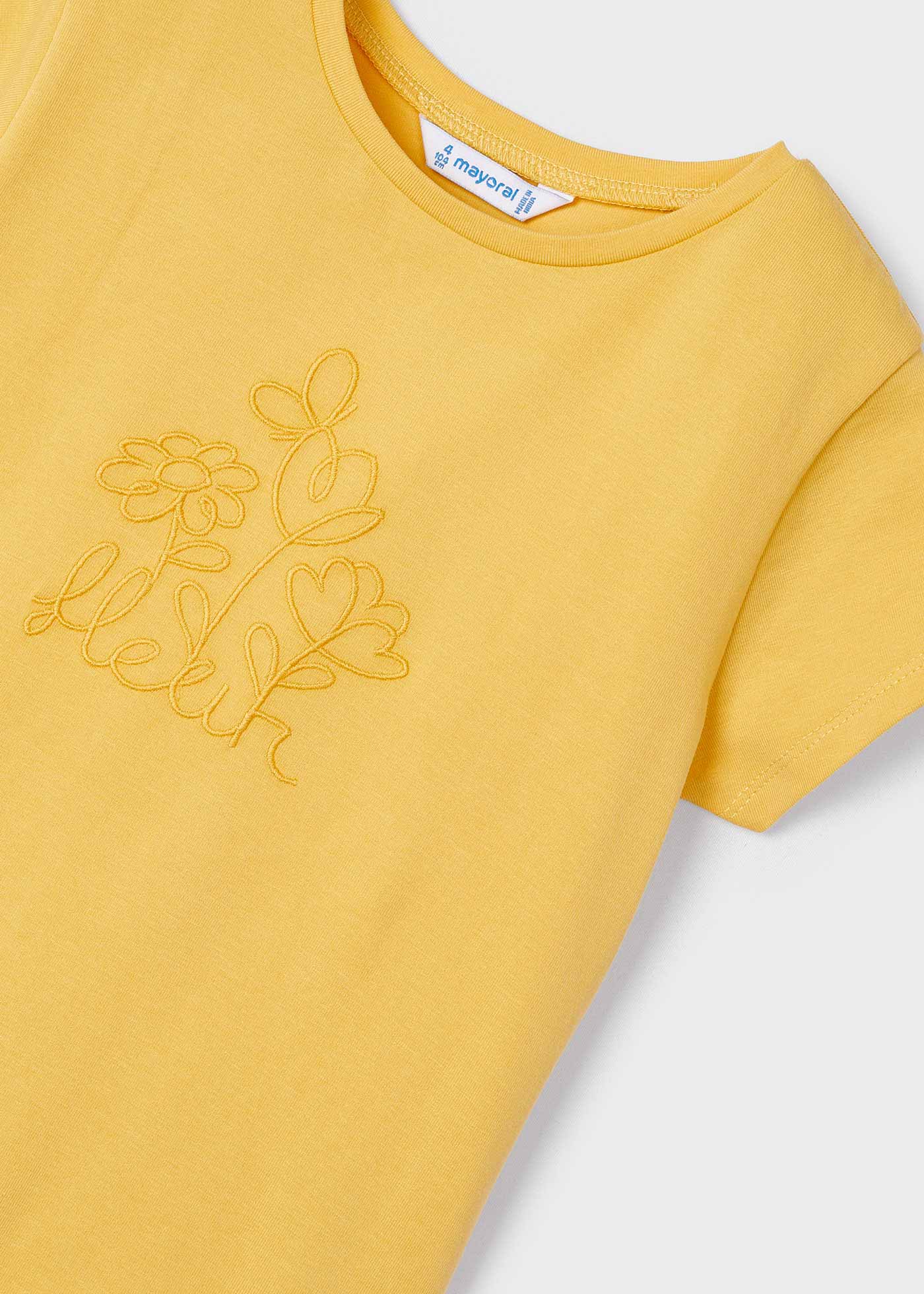 Girl embroidered T-shirt Better Cotton