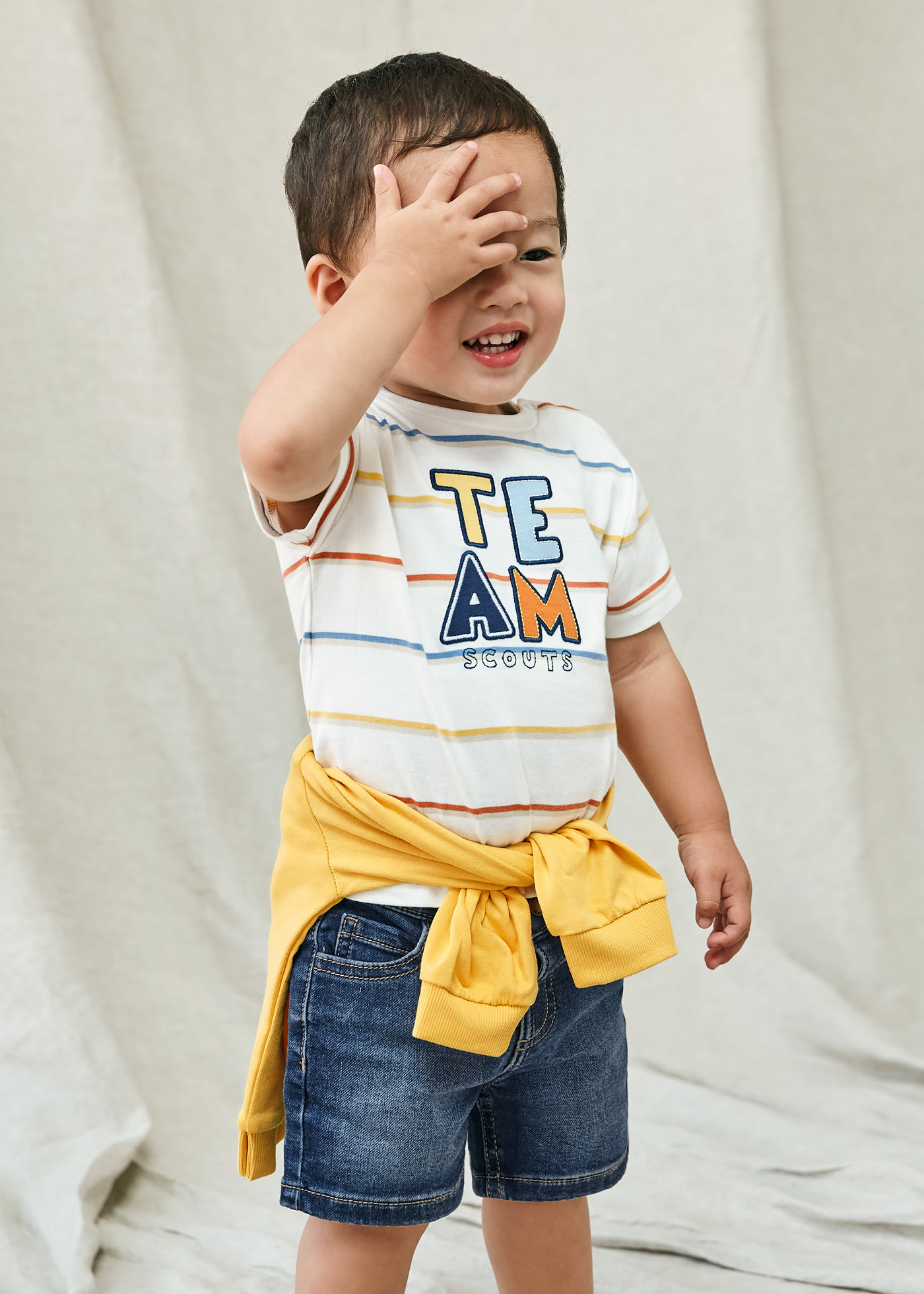 Baby denim shorts Better Cotton
