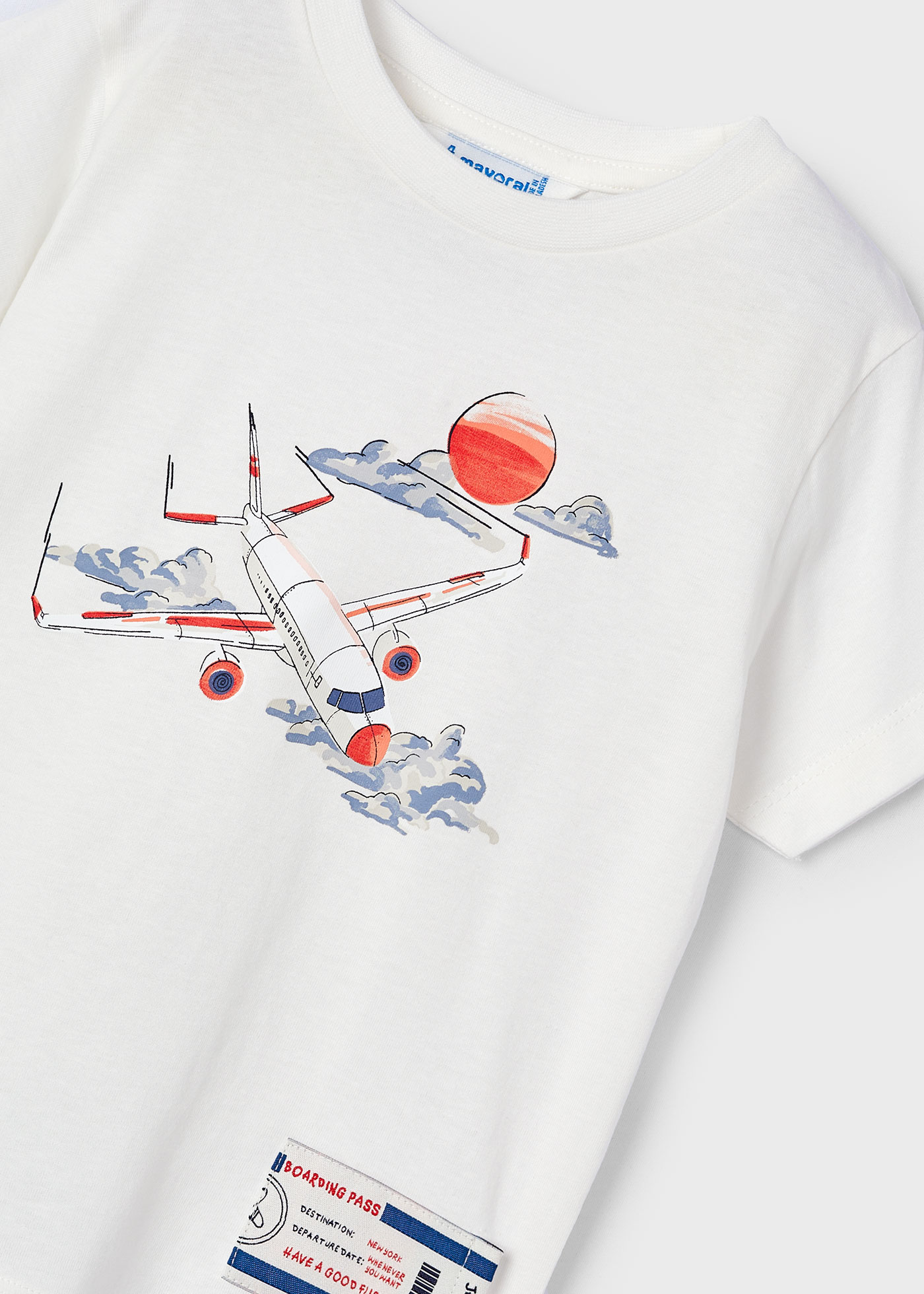 Boys t-shirt airplane print Better Cotton