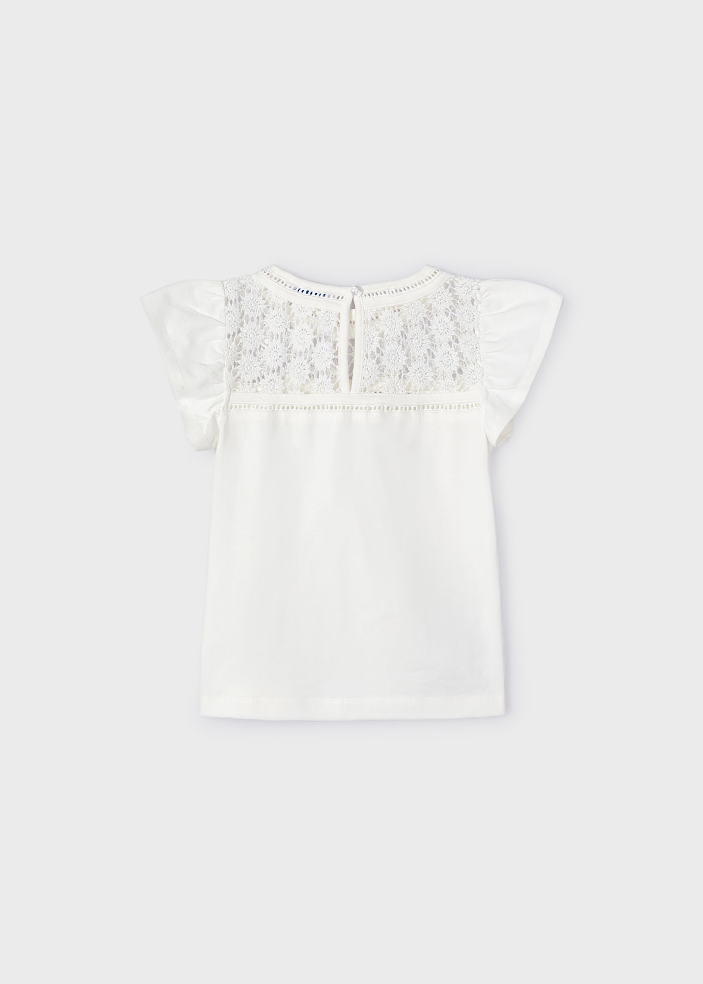 Guipure-T-Shirt Better Cotton Mädchen