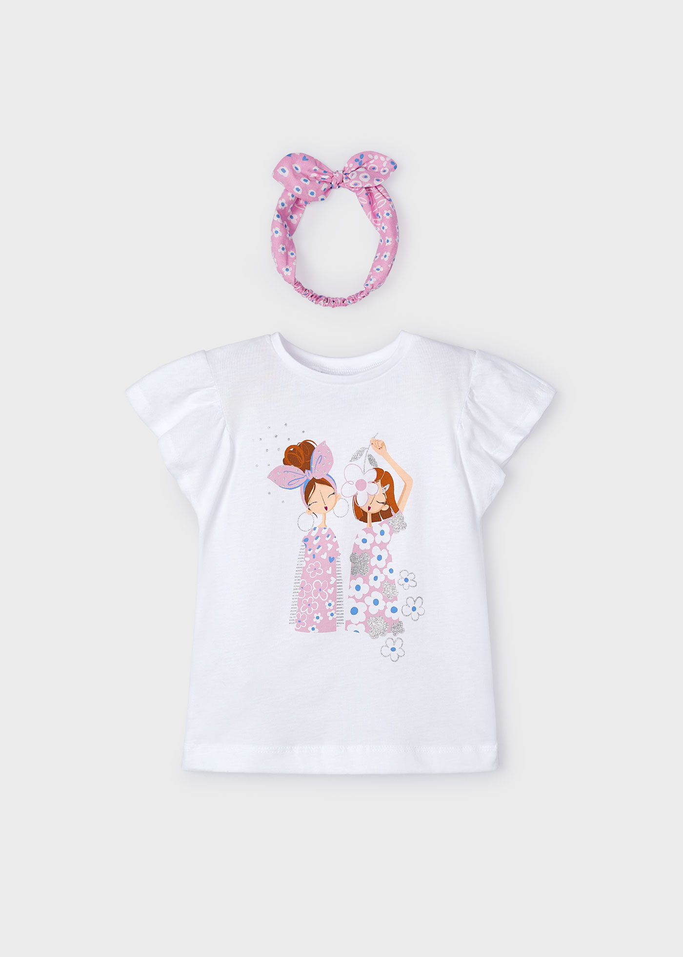 Playera con diadema Better Cotton niña