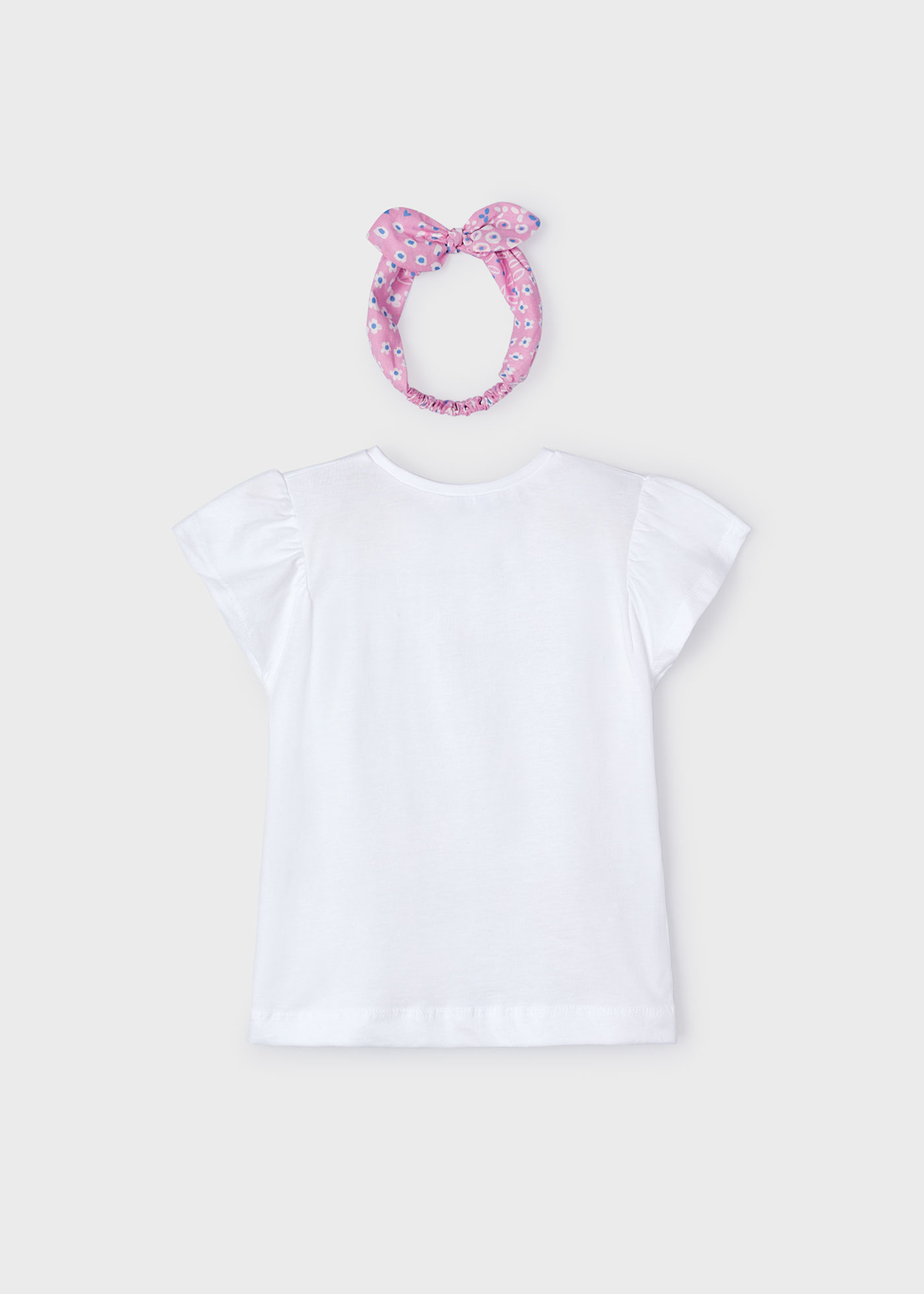 T-Shirt mit Haarband Better Cotton Mädchen