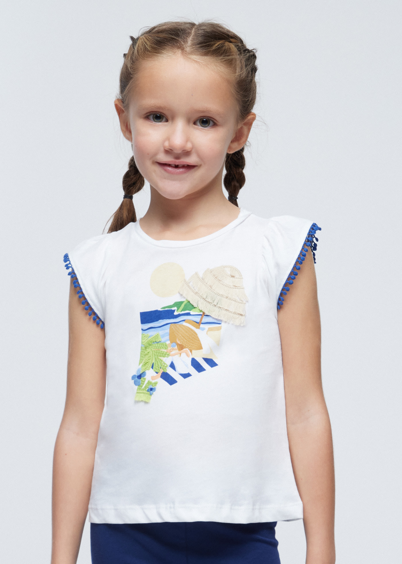 Girls applique t-shirt Better Cotton