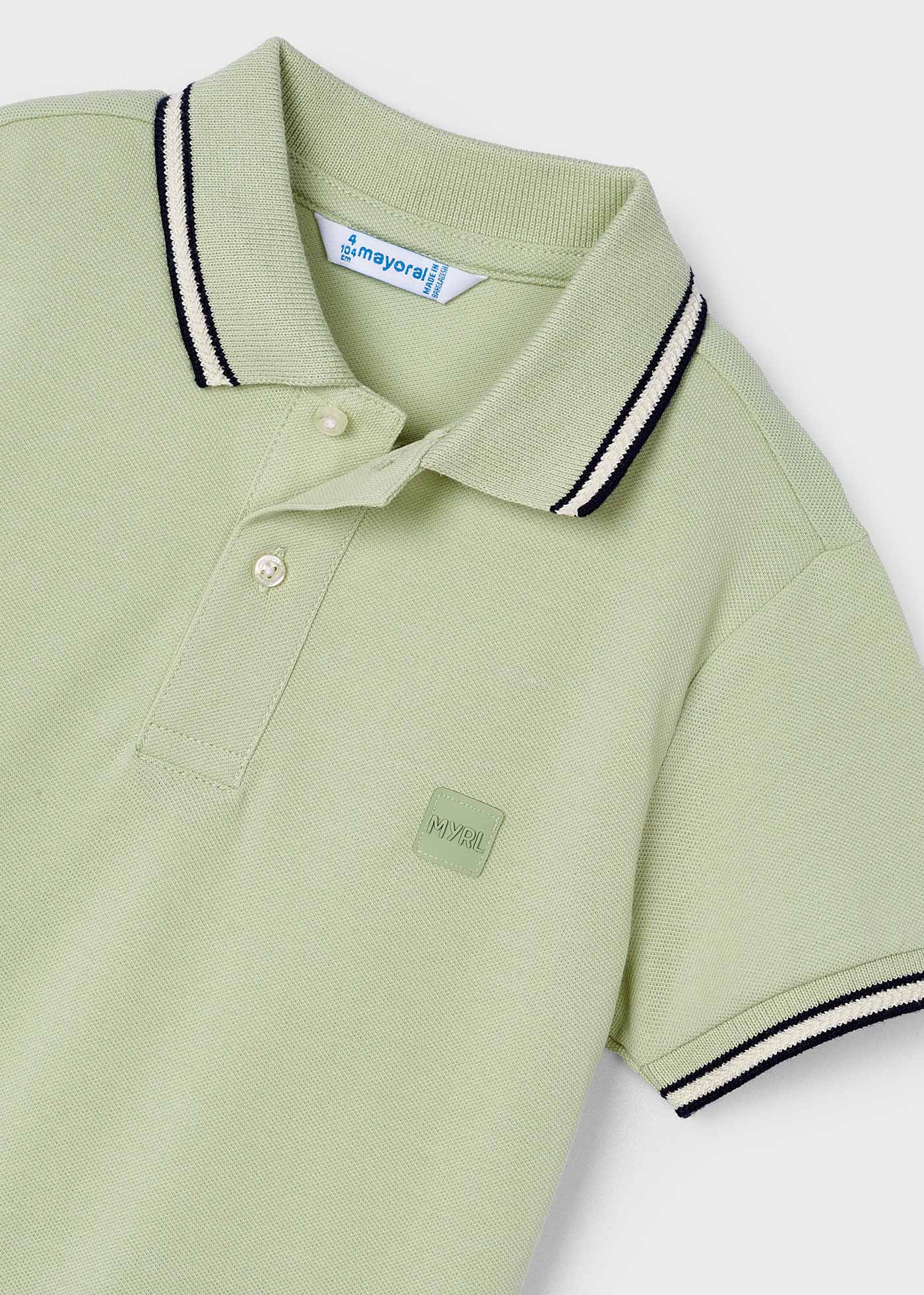 Boy Contrast Detail Polo Better Cotton