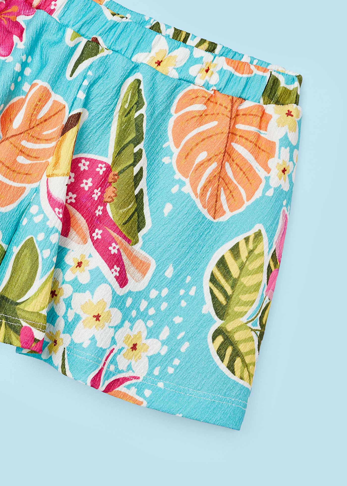 Conjunto 2 peças top assimétrico menina