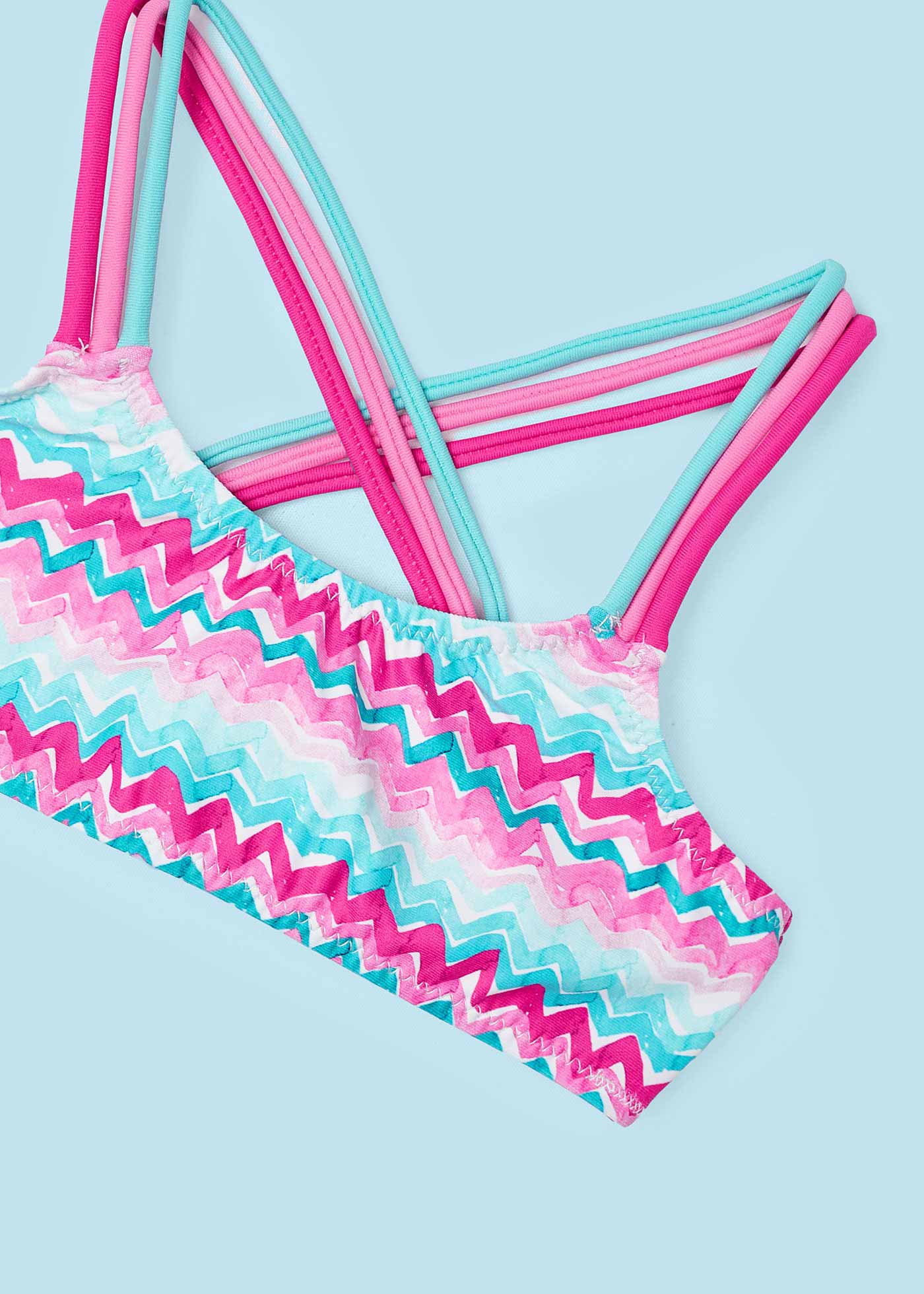 Bikini zigzag fille