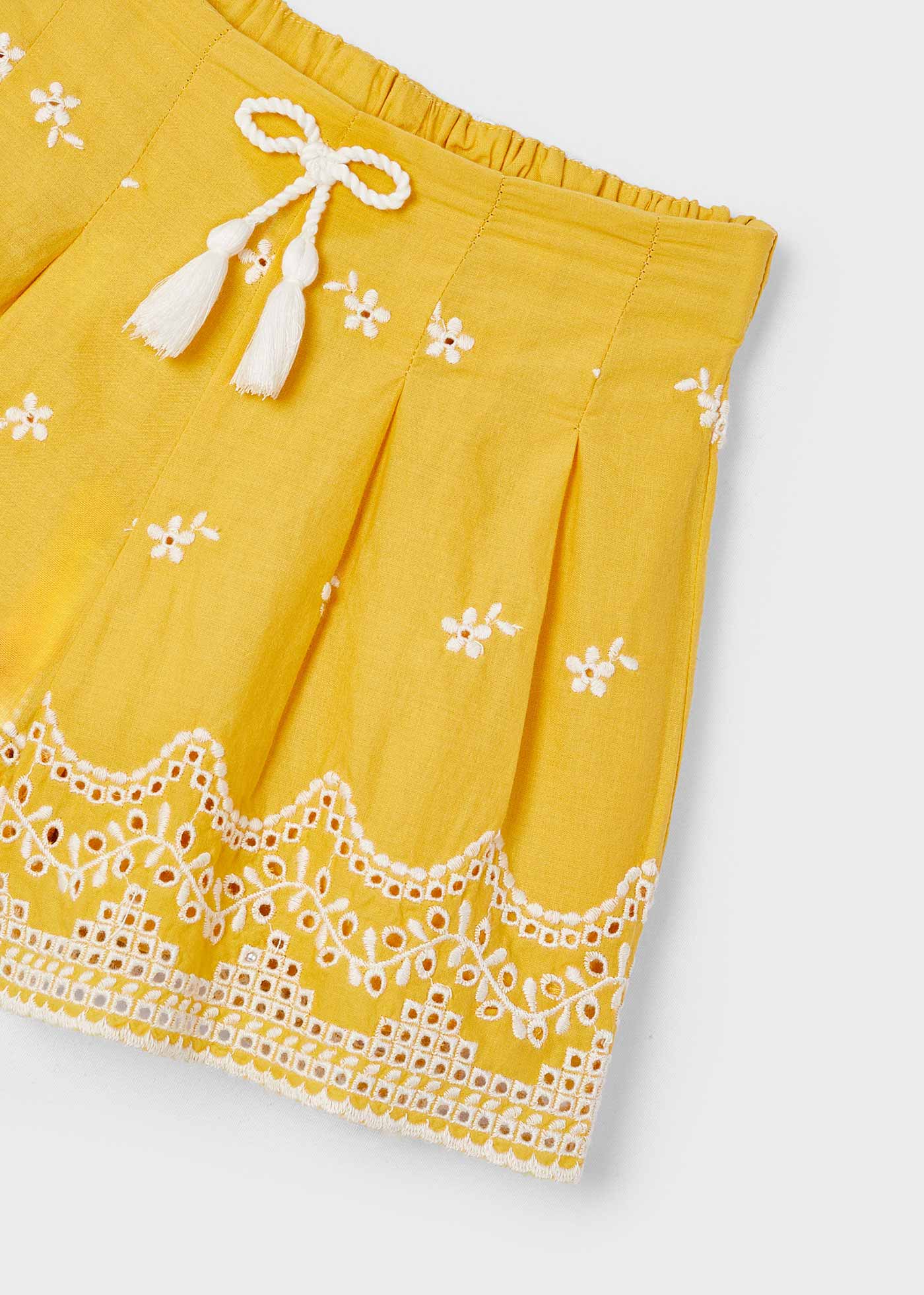 Girl Embroidered Shorts