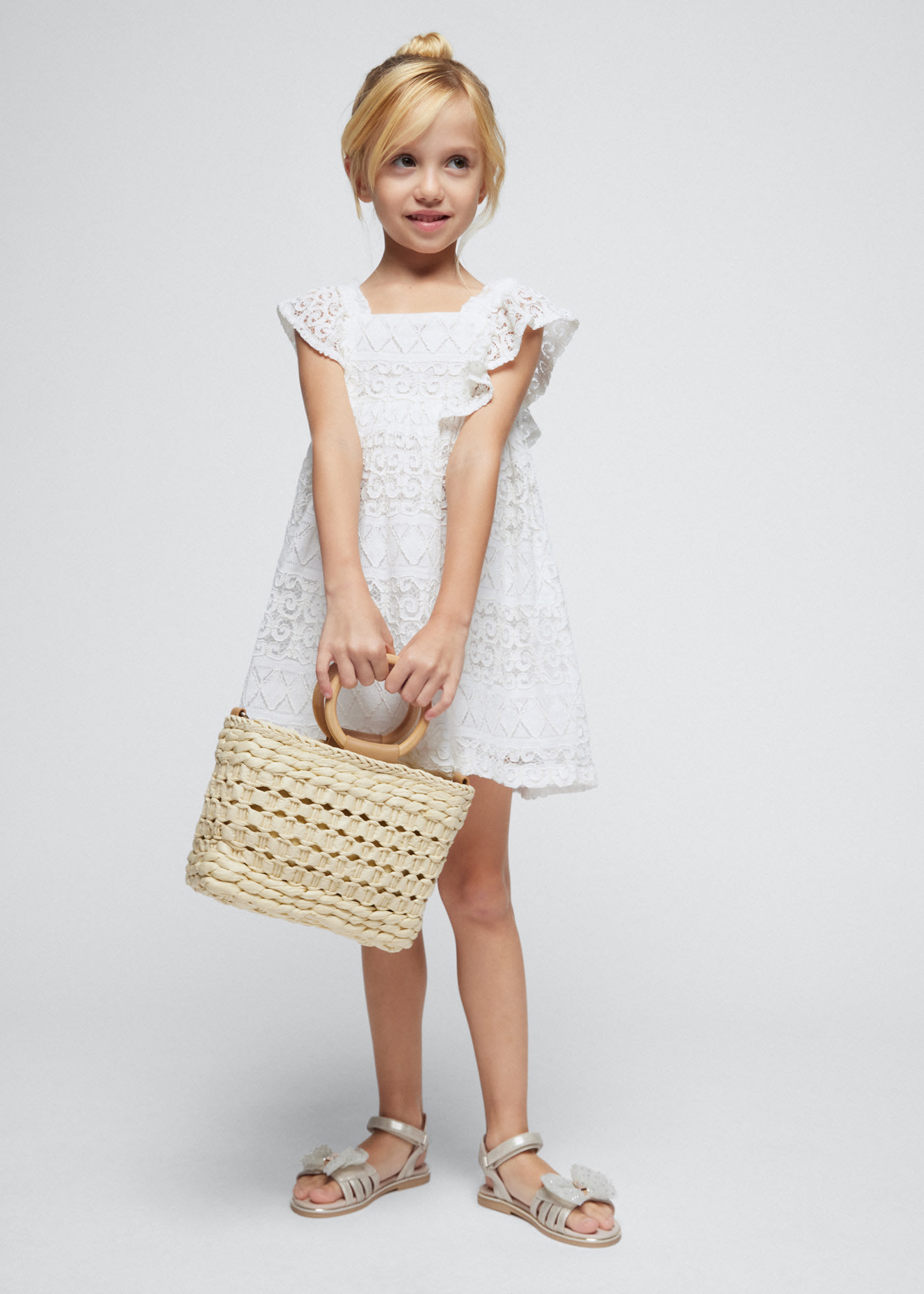 Girls crochet dress