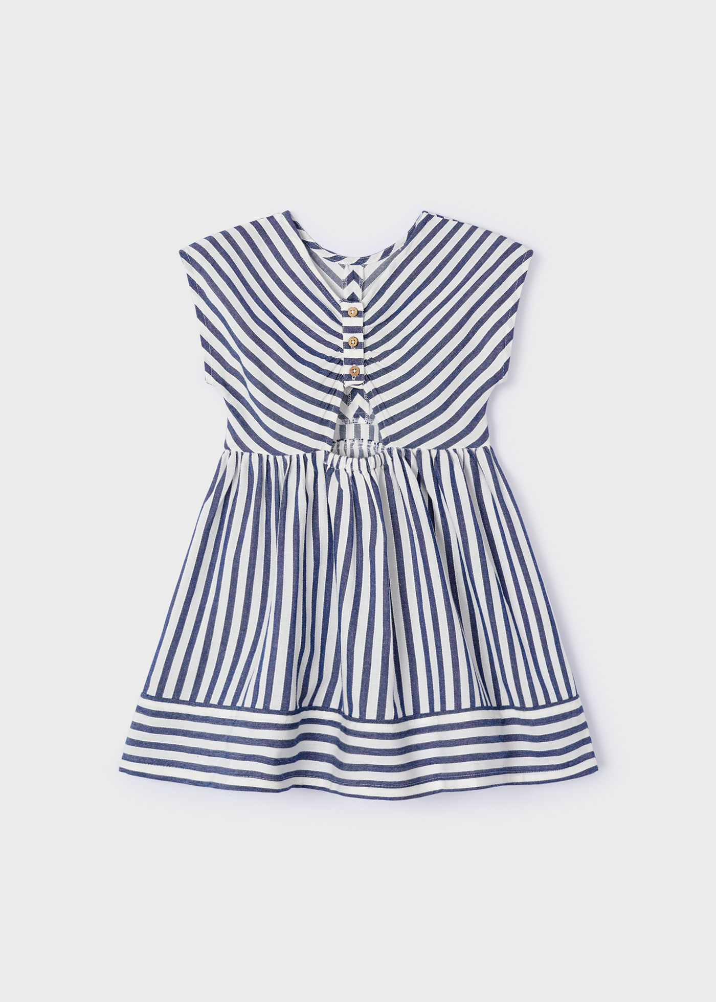 Vestito a righe bambina