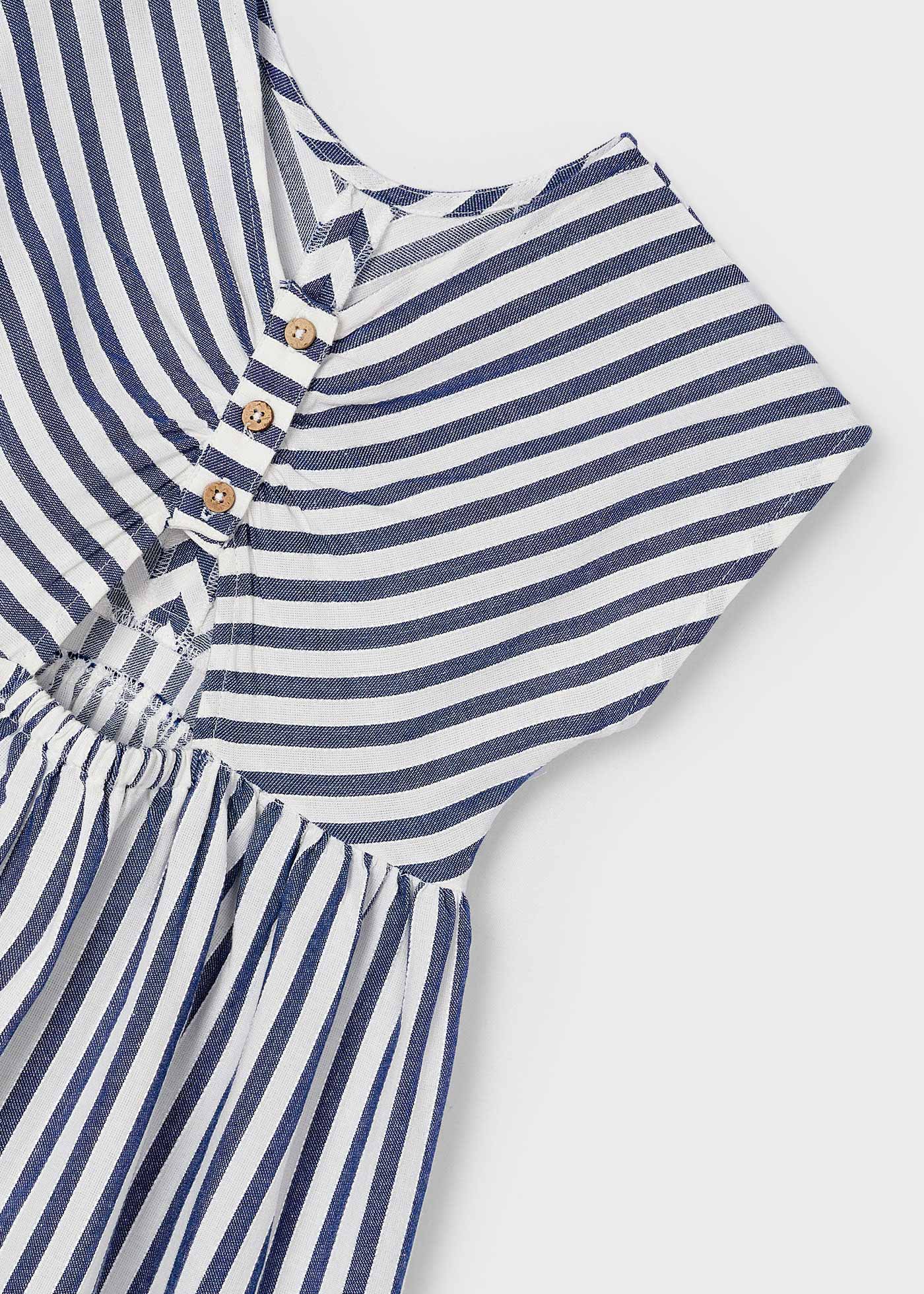 Vestito a righe bambina