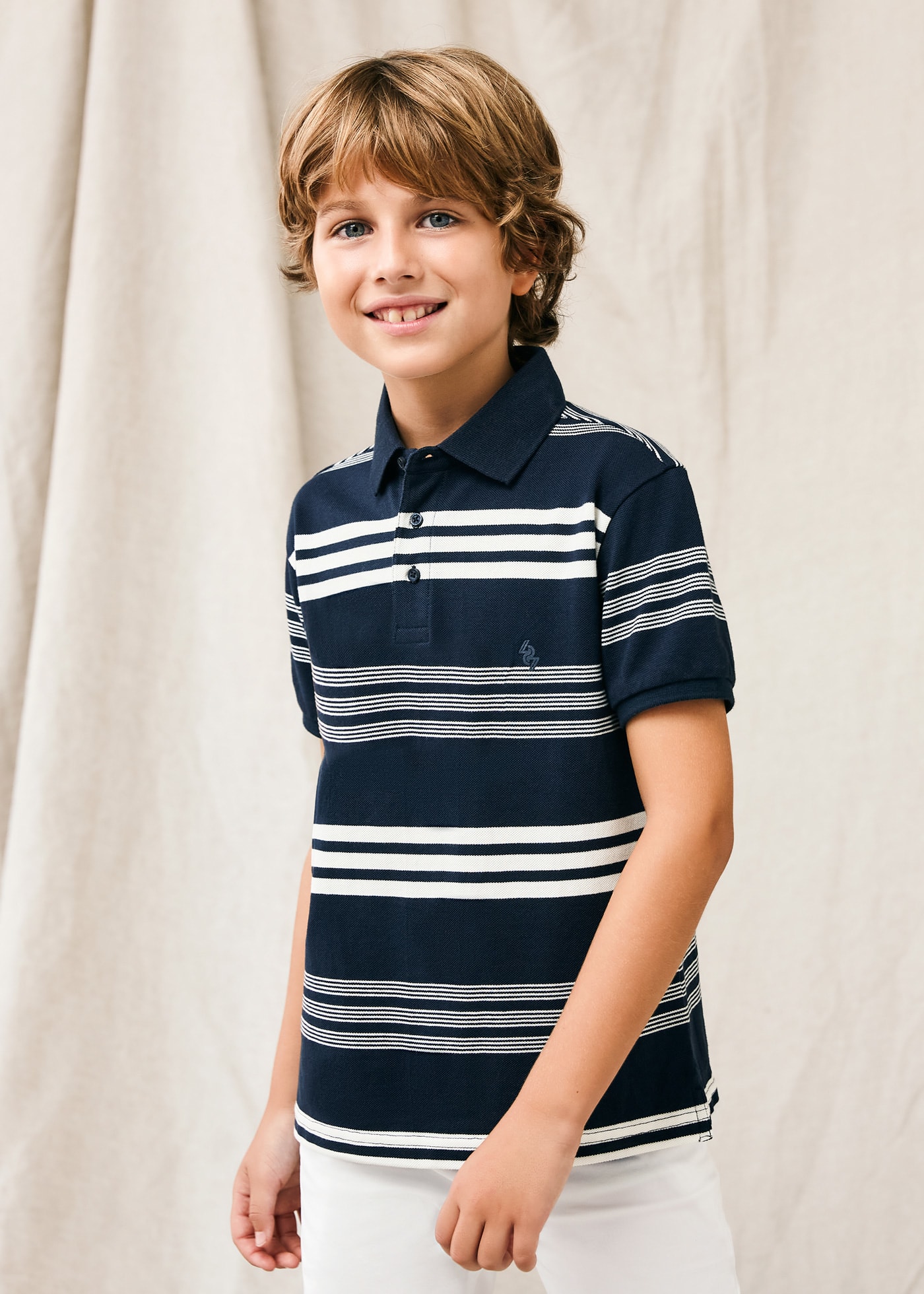 Boy Striped Polo Better Cotton