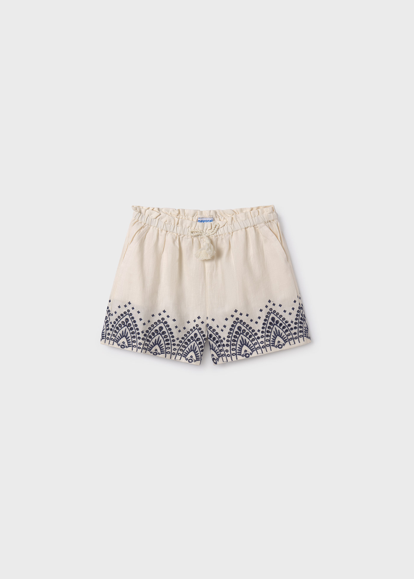 Girls embroidered shorts