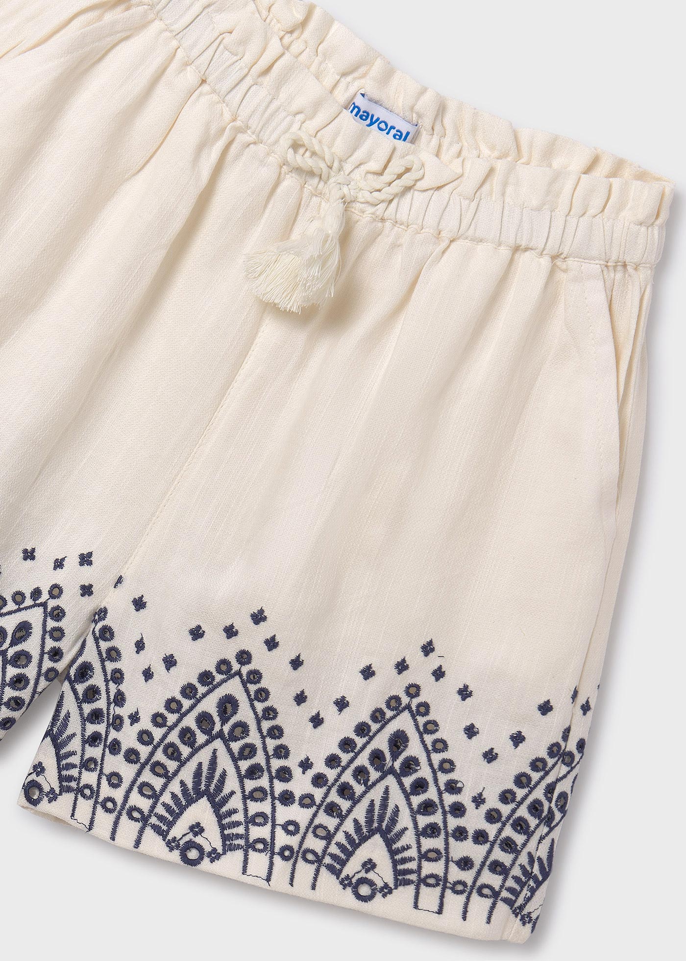 Girl Embroidered Shorts