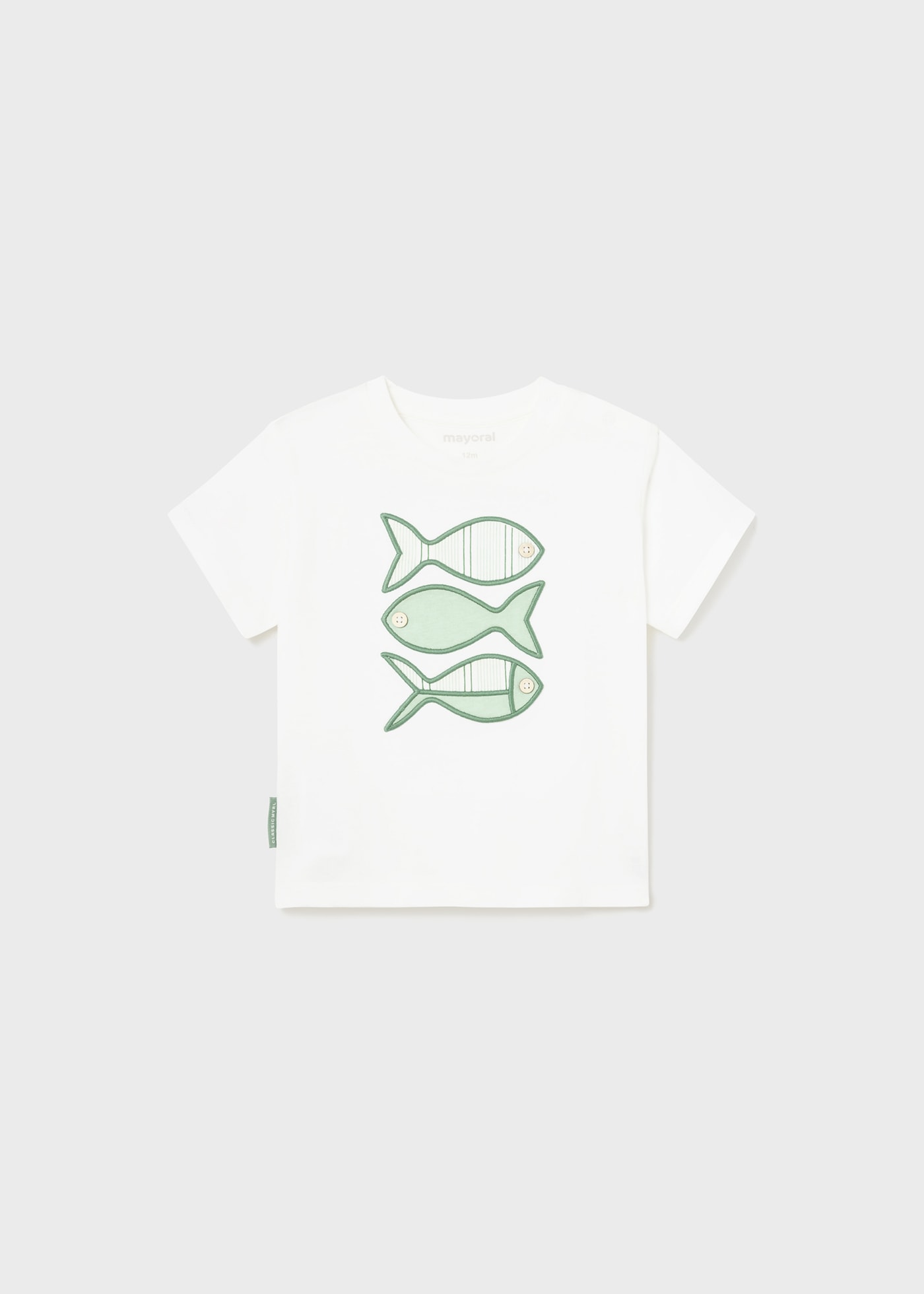 Baby aplique fish T-shirt Better Cotton