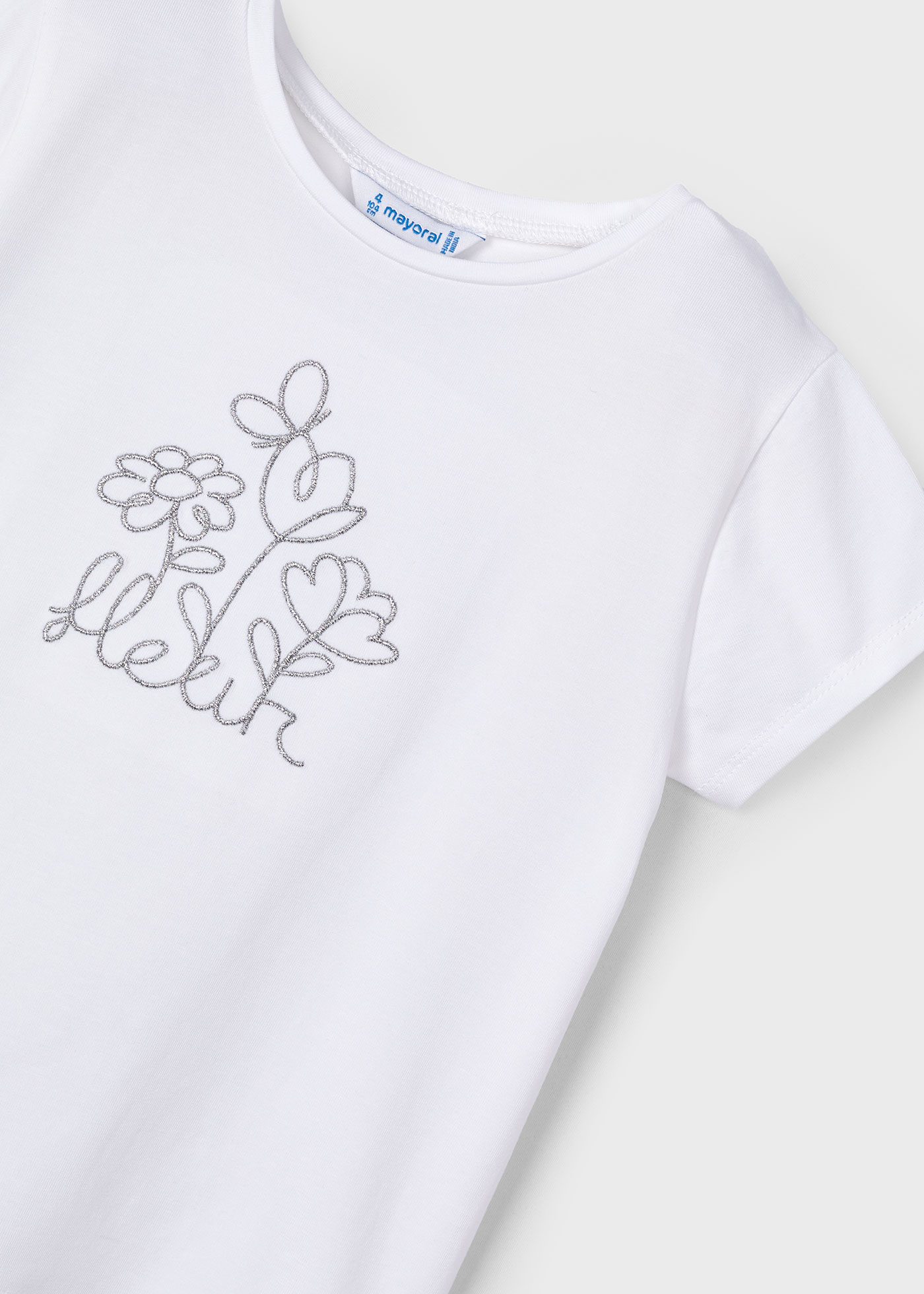 Girls embroidered t-shirt Better Cotton