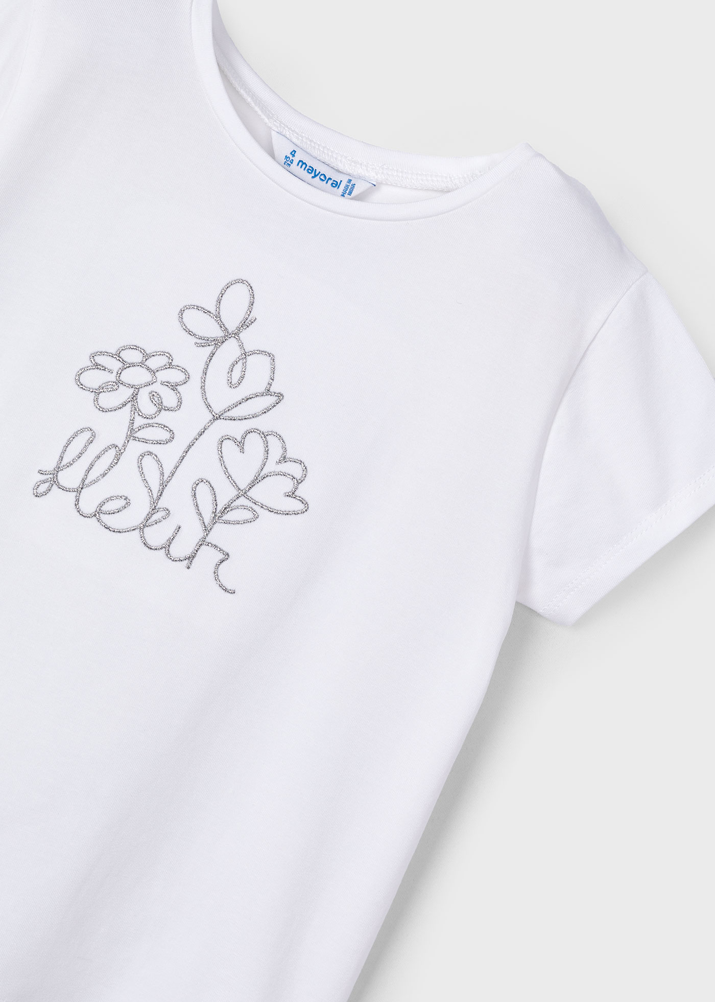 Maglietta ricamata Better Cotton bambina