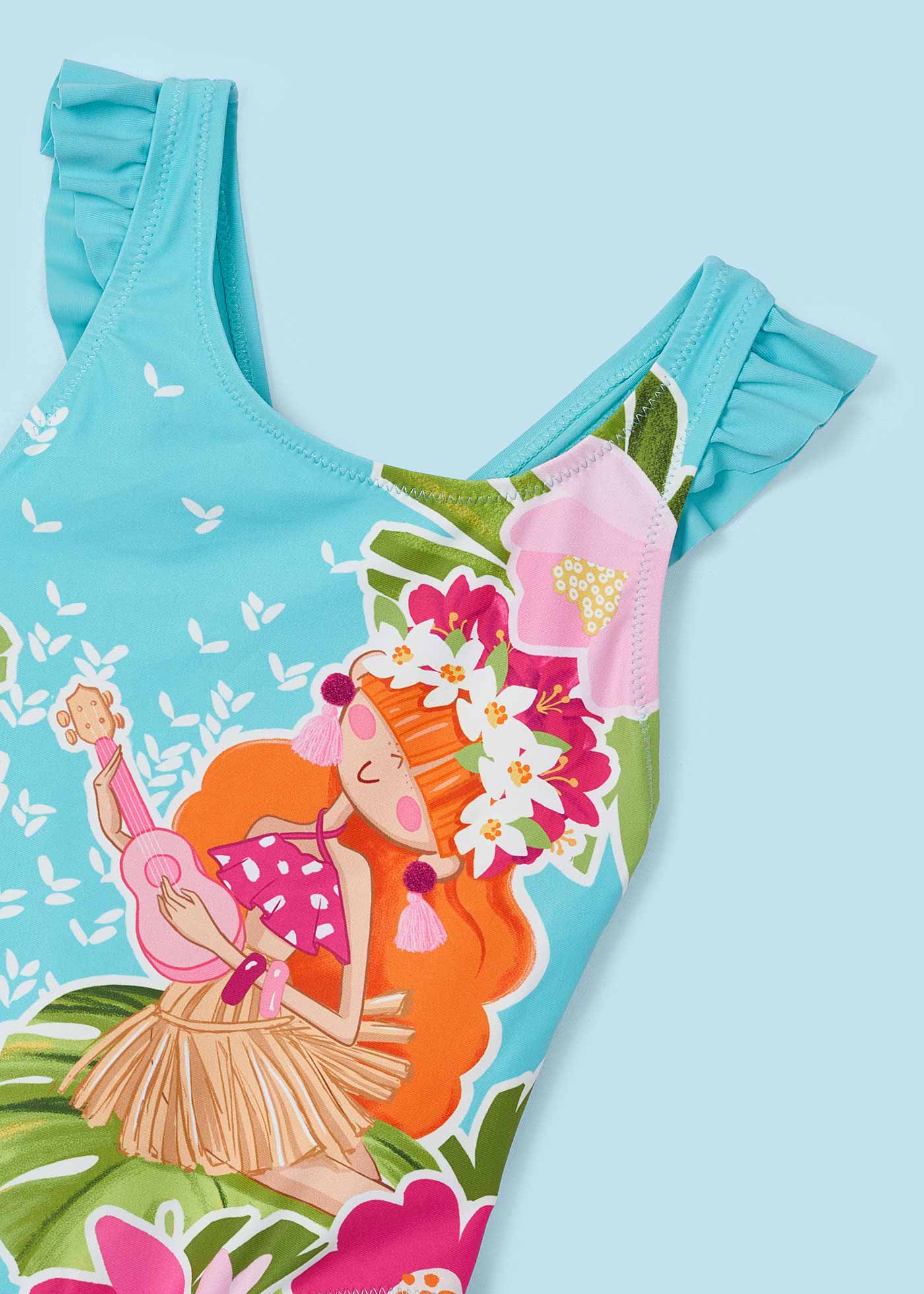 Girl Print Swim Suit