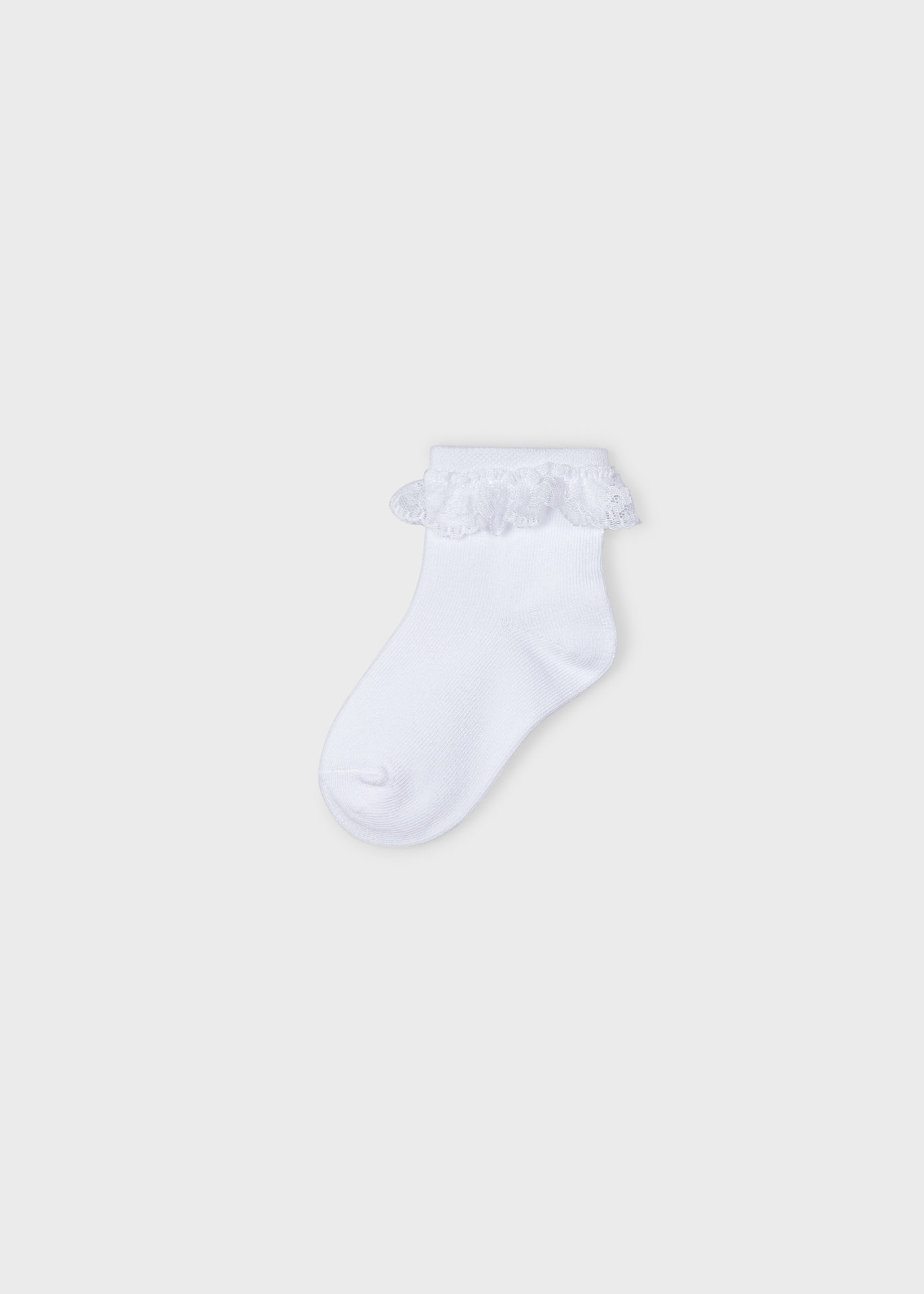 Girl Plain Lace Socks