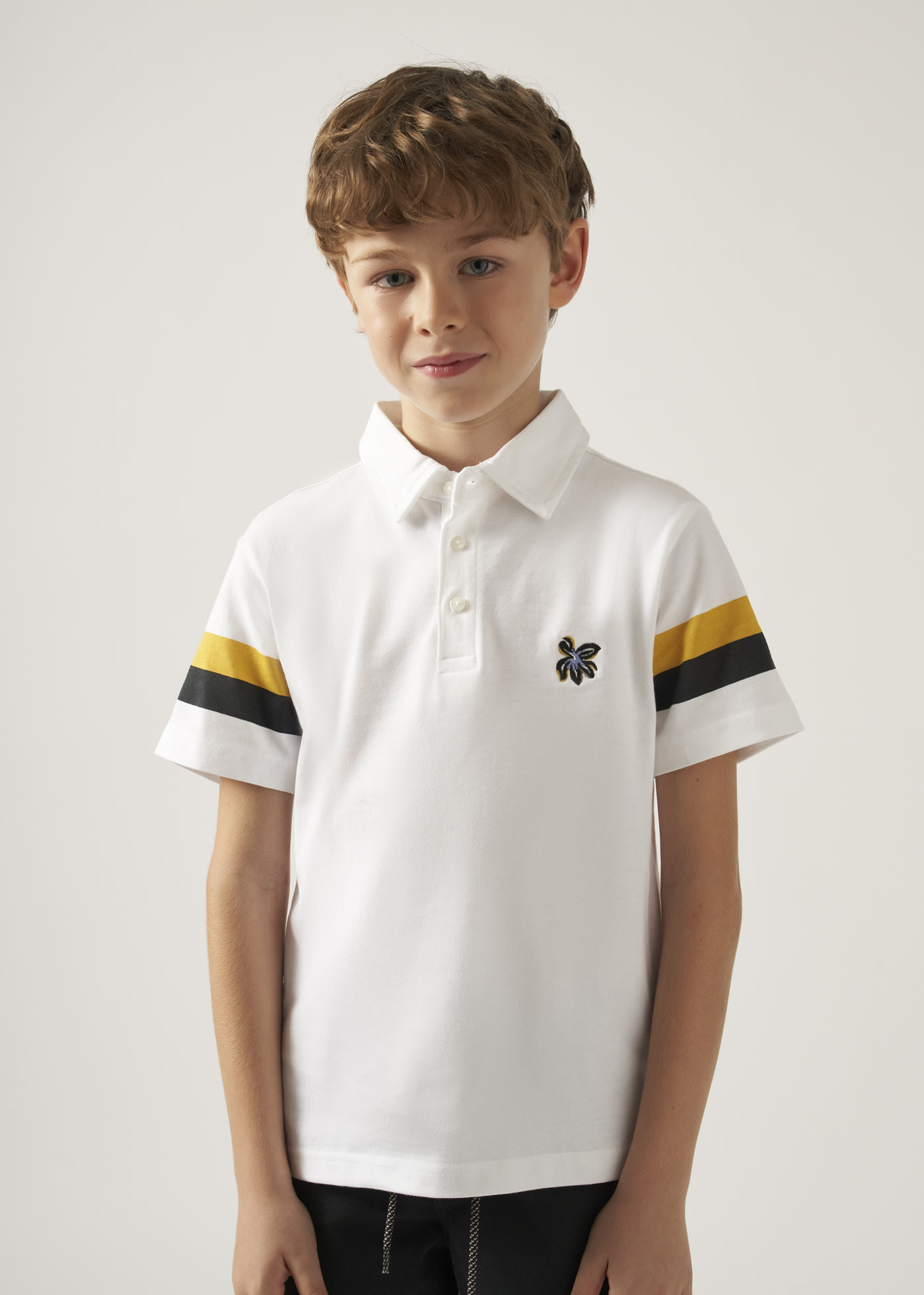 Boys stripes polo shirt Better Cotton