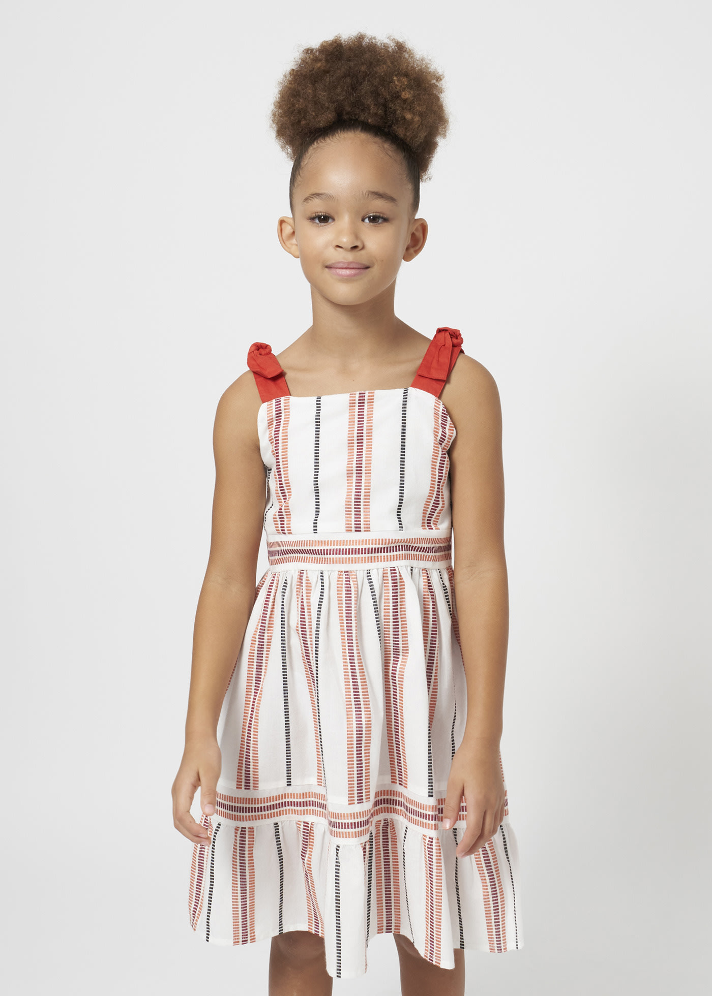 Girls striped dress