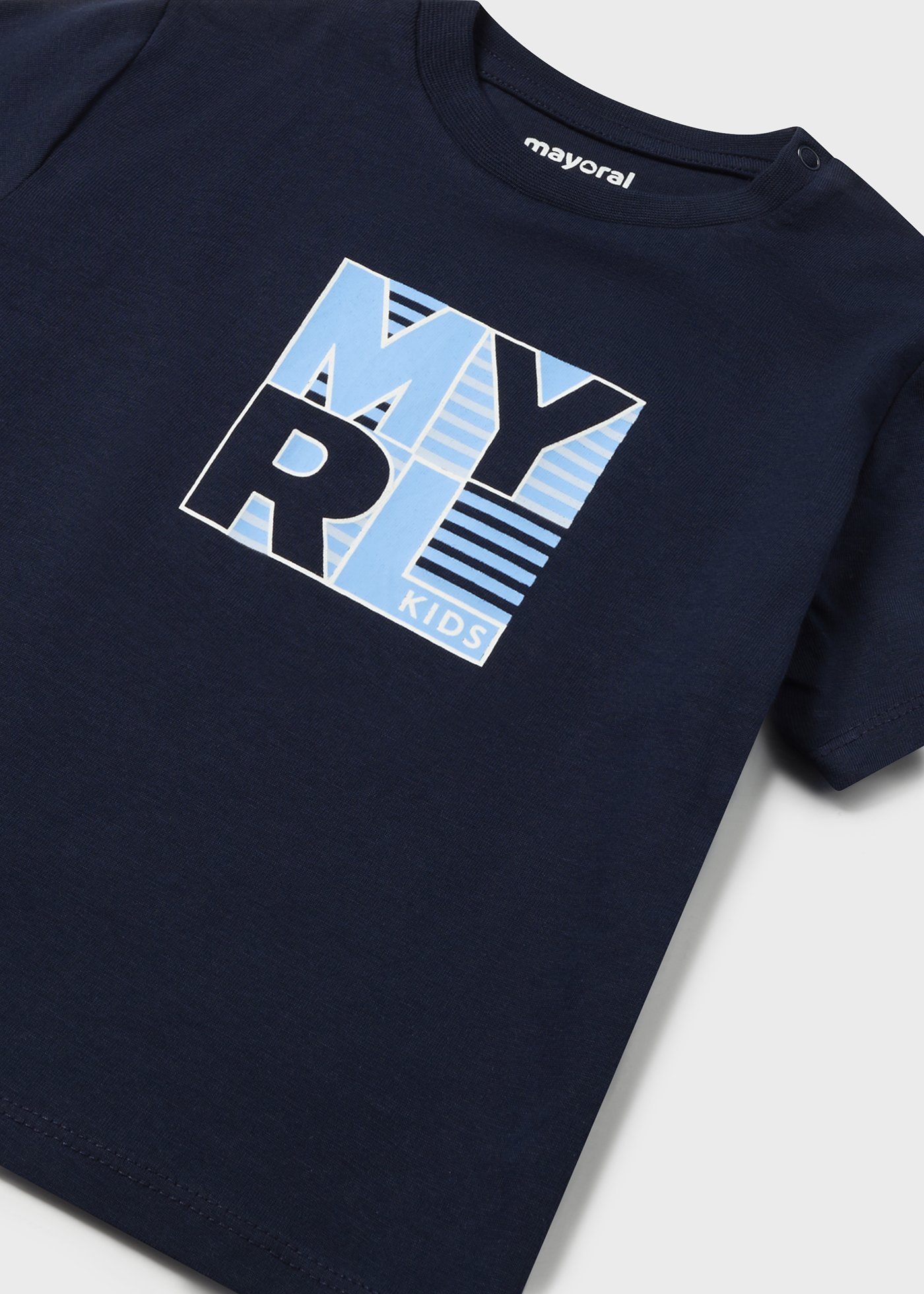 Baby printed t-shirt Better Cotton Navy blue | Mayoral ®