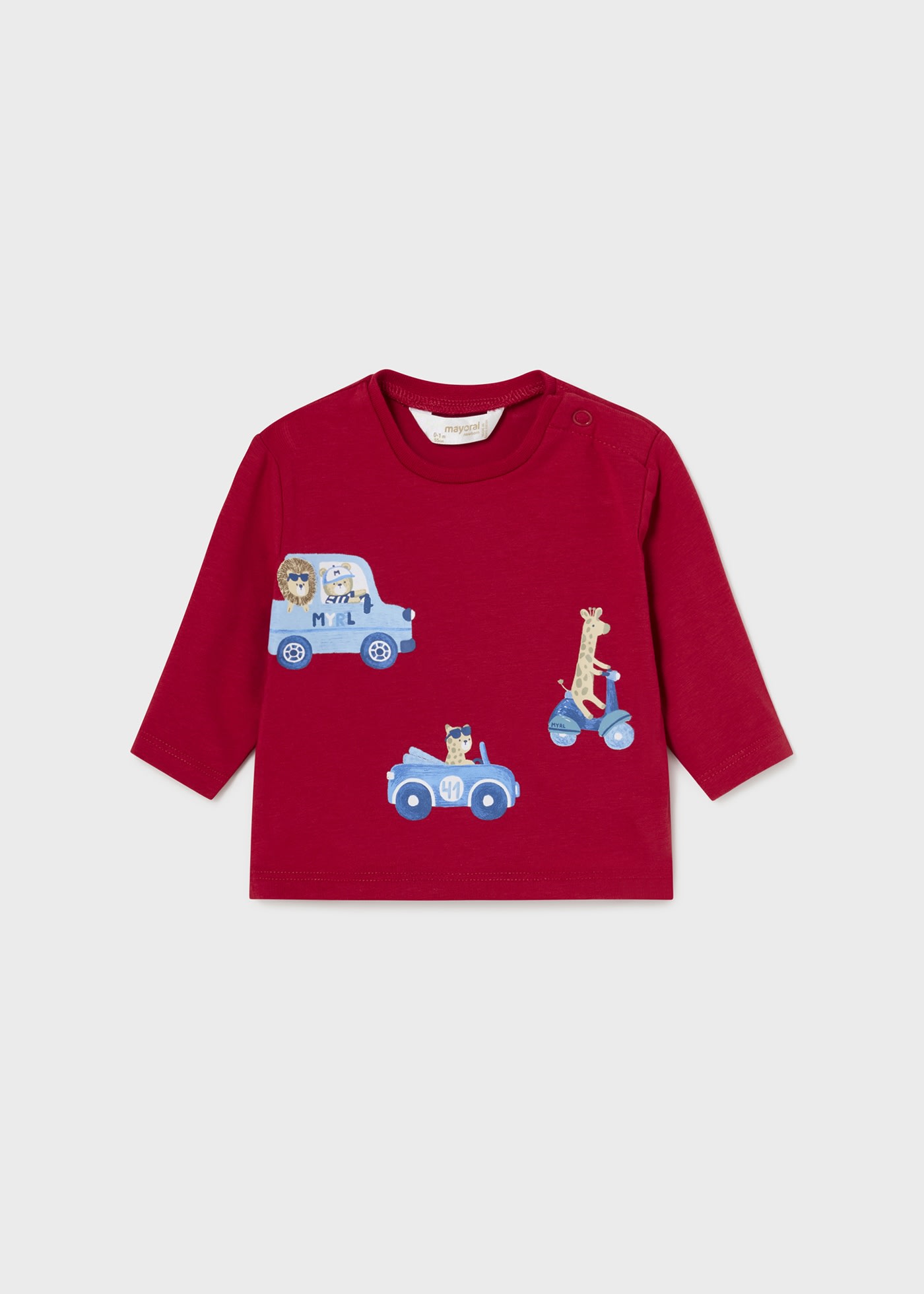 Set 2 tricouri maneca lunga Better Cotton nou-nascut