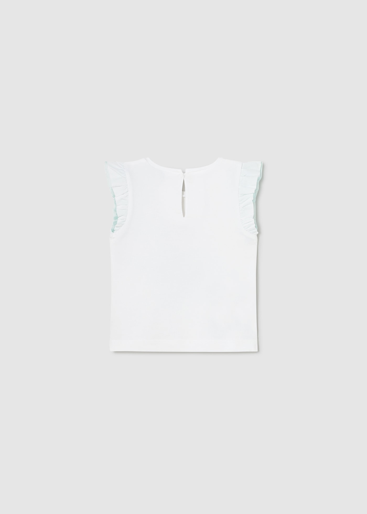Комбинирана тениска Better Cotton с тюл за бебе