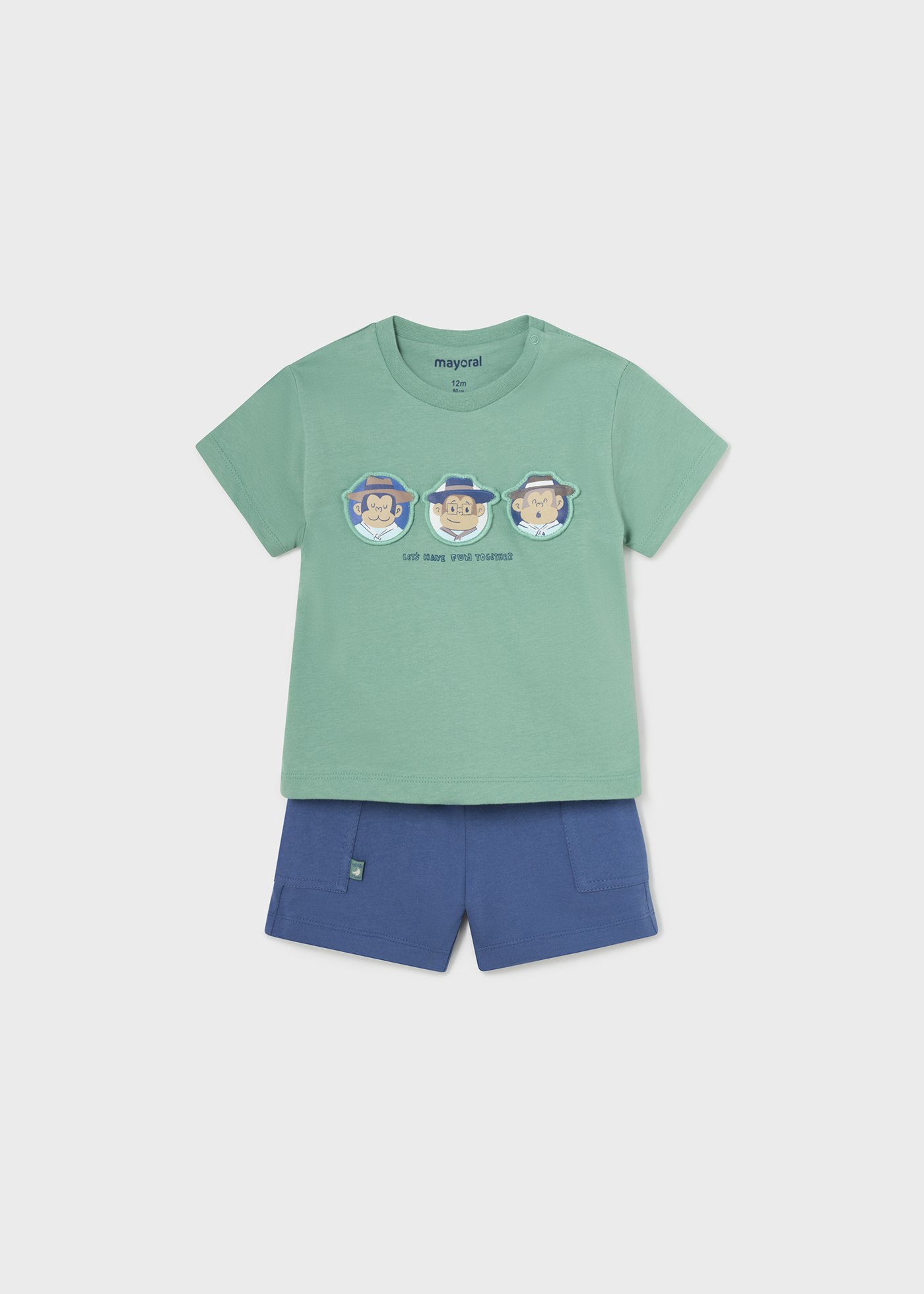 Baby 2 Piece Set with Cargo Shorts Better Cotton