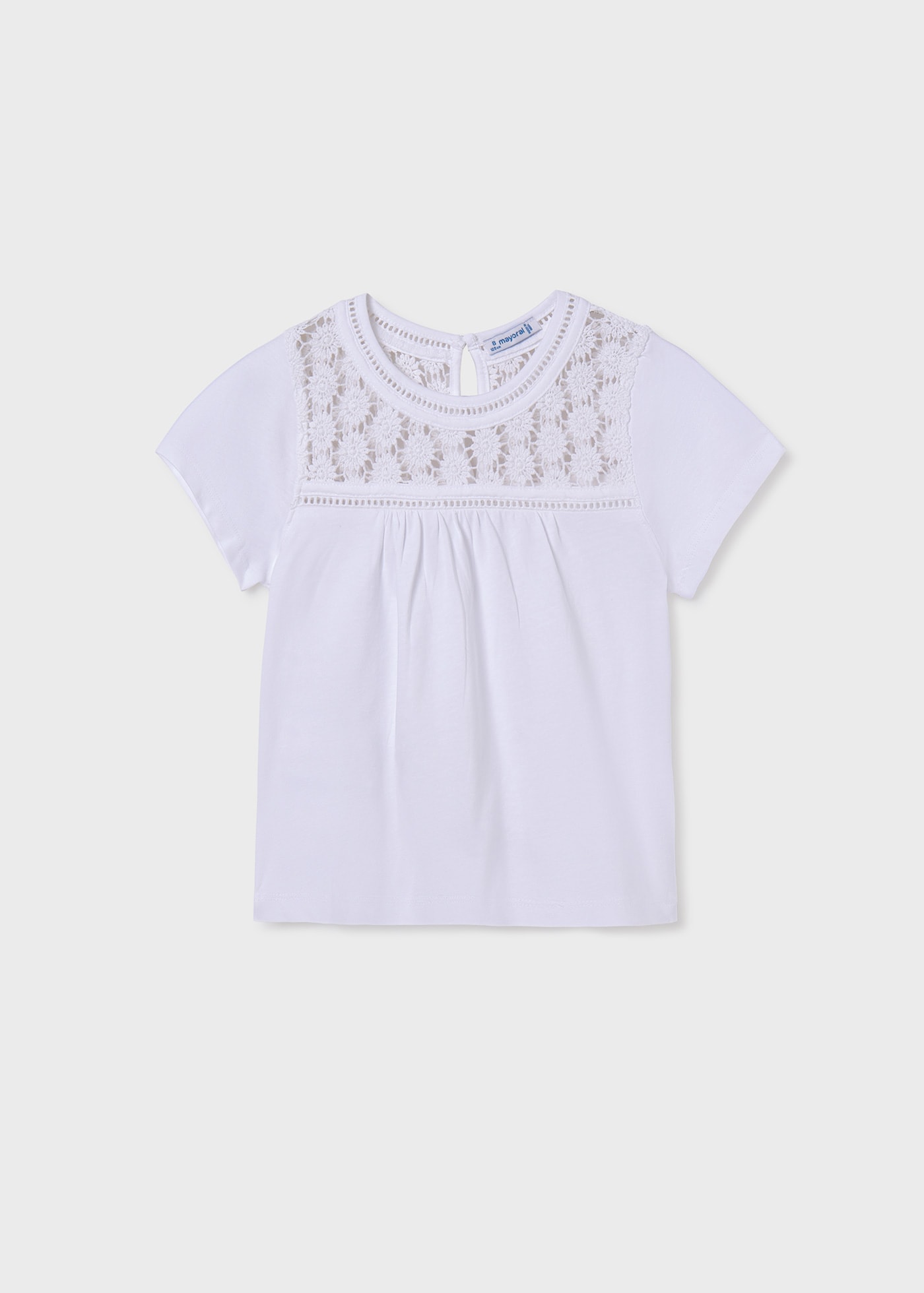 Playera guipur Better Cotton chica