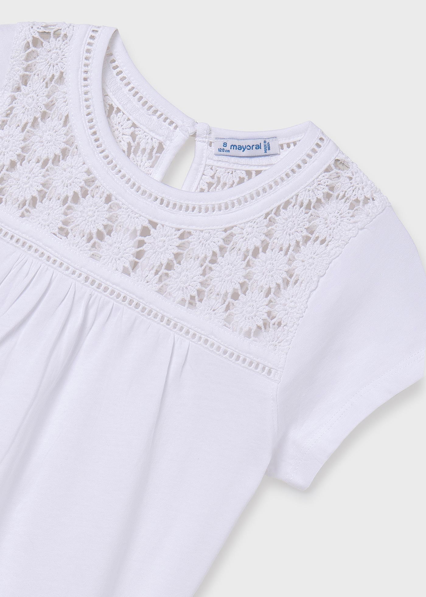 T-shirt en guipure Better Cotton fille