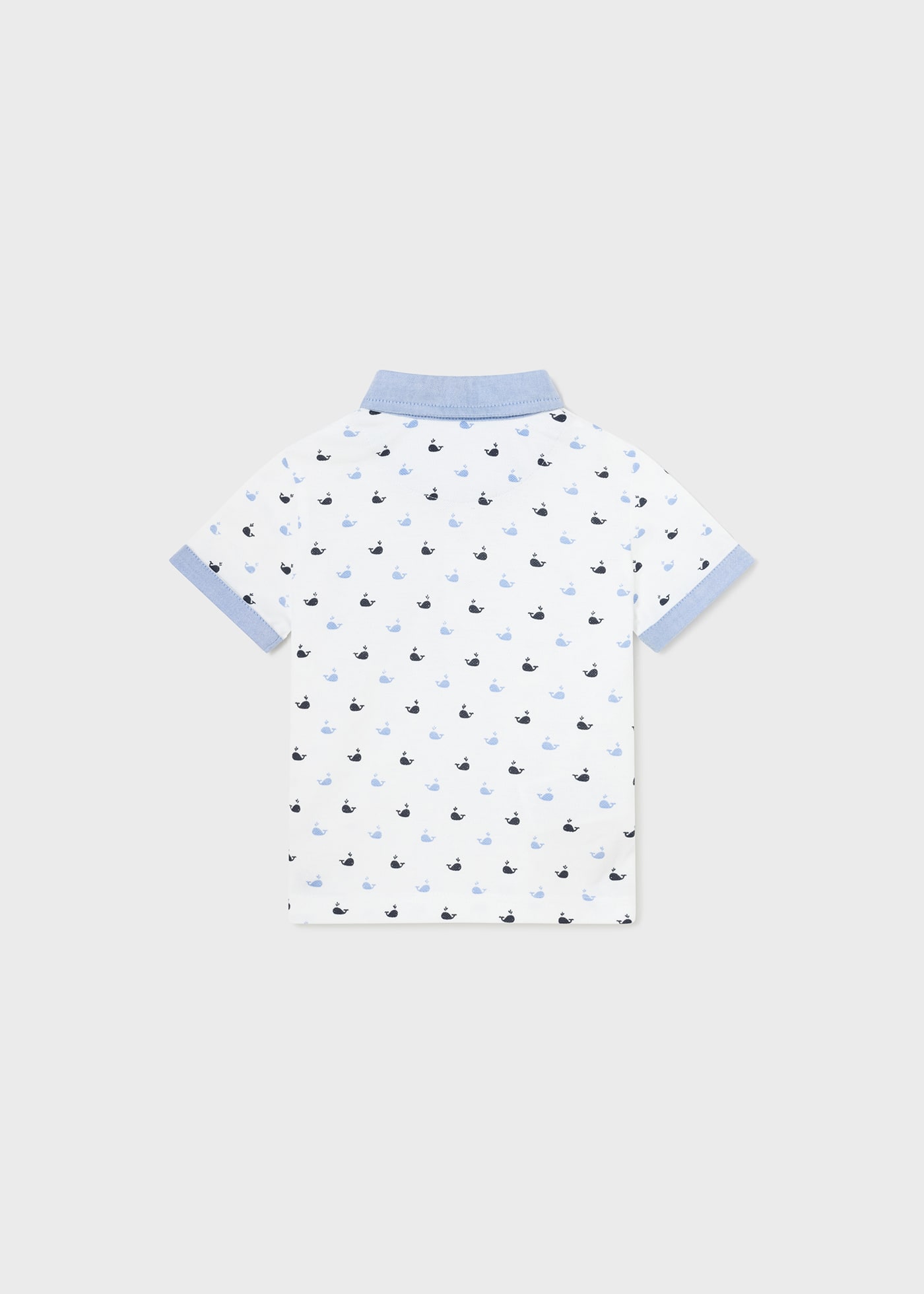 Поло тениска от пике Better Cotton с щампа за бебе