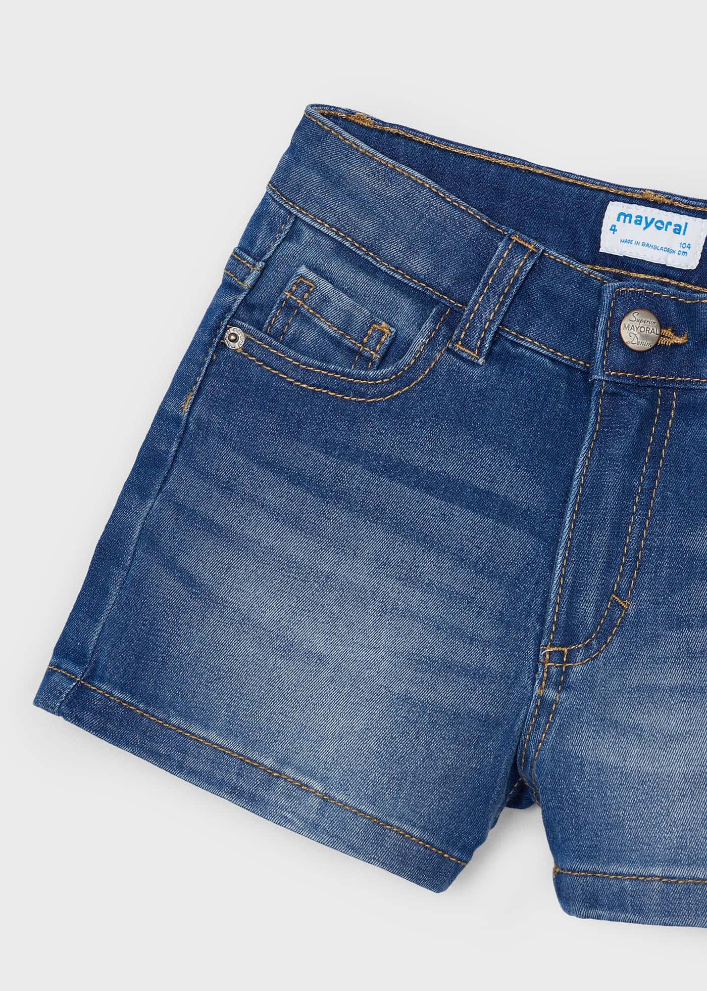 Girl denim shorts ecowash