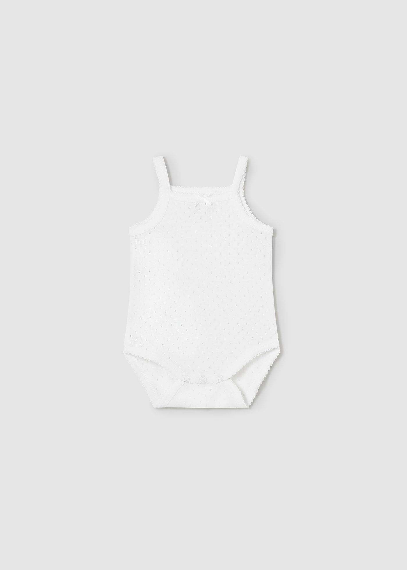 Ażurowe body na ramiączkach Better Cotton dla noworodka