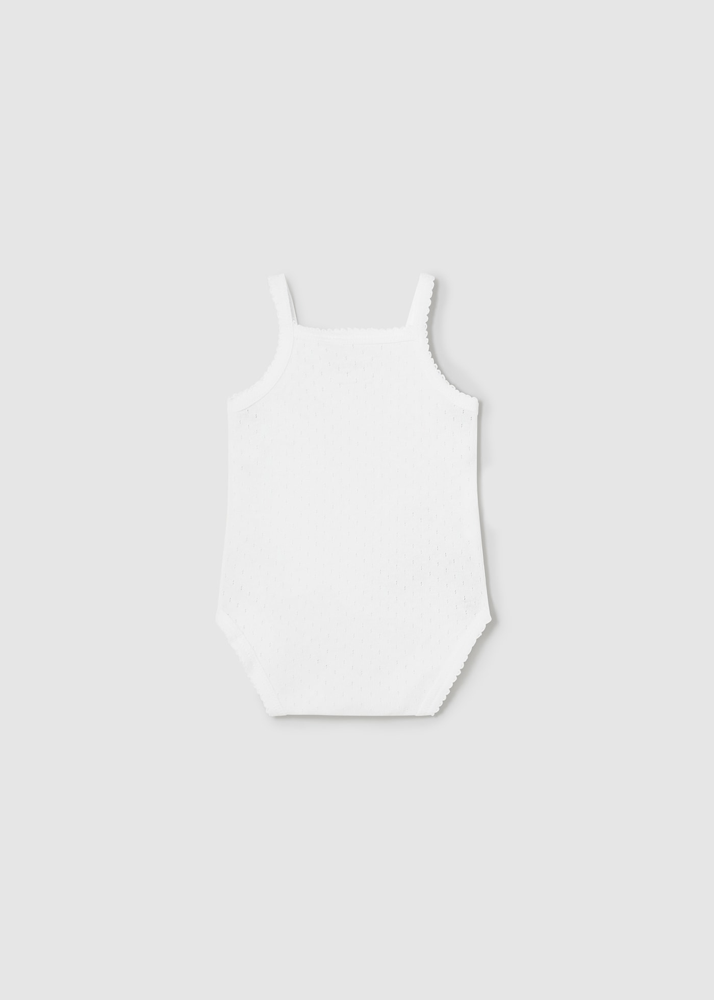 Ażurowe body na ramiączkach Better Cotton dla noworodka