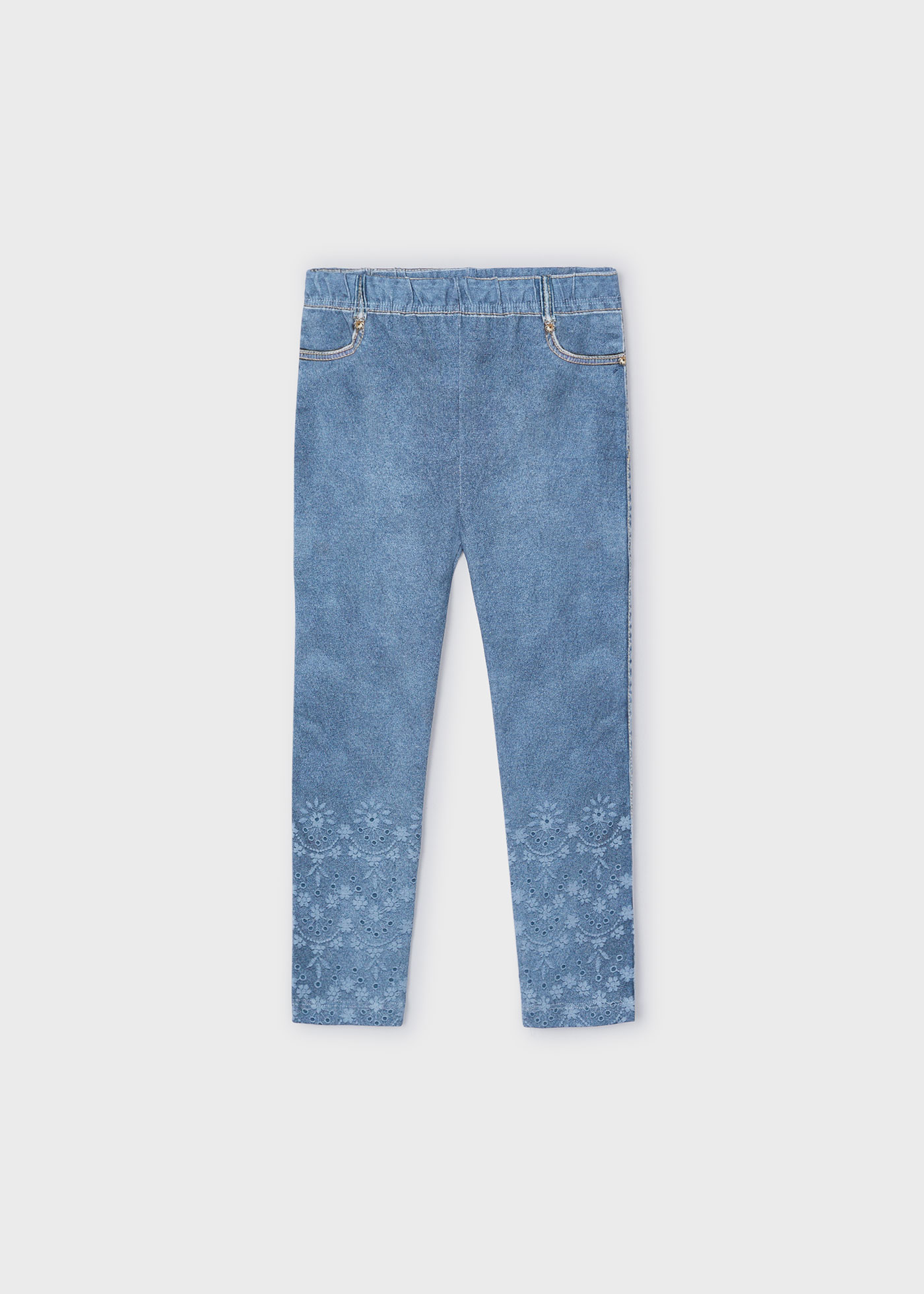Girl denim look leggings Better Cotton