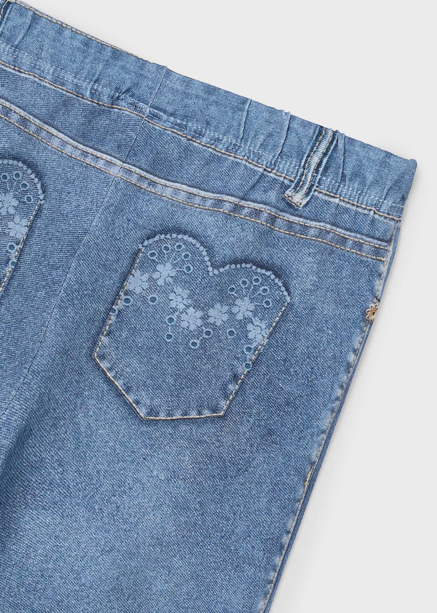 Girl denim look leggings Better Cotton