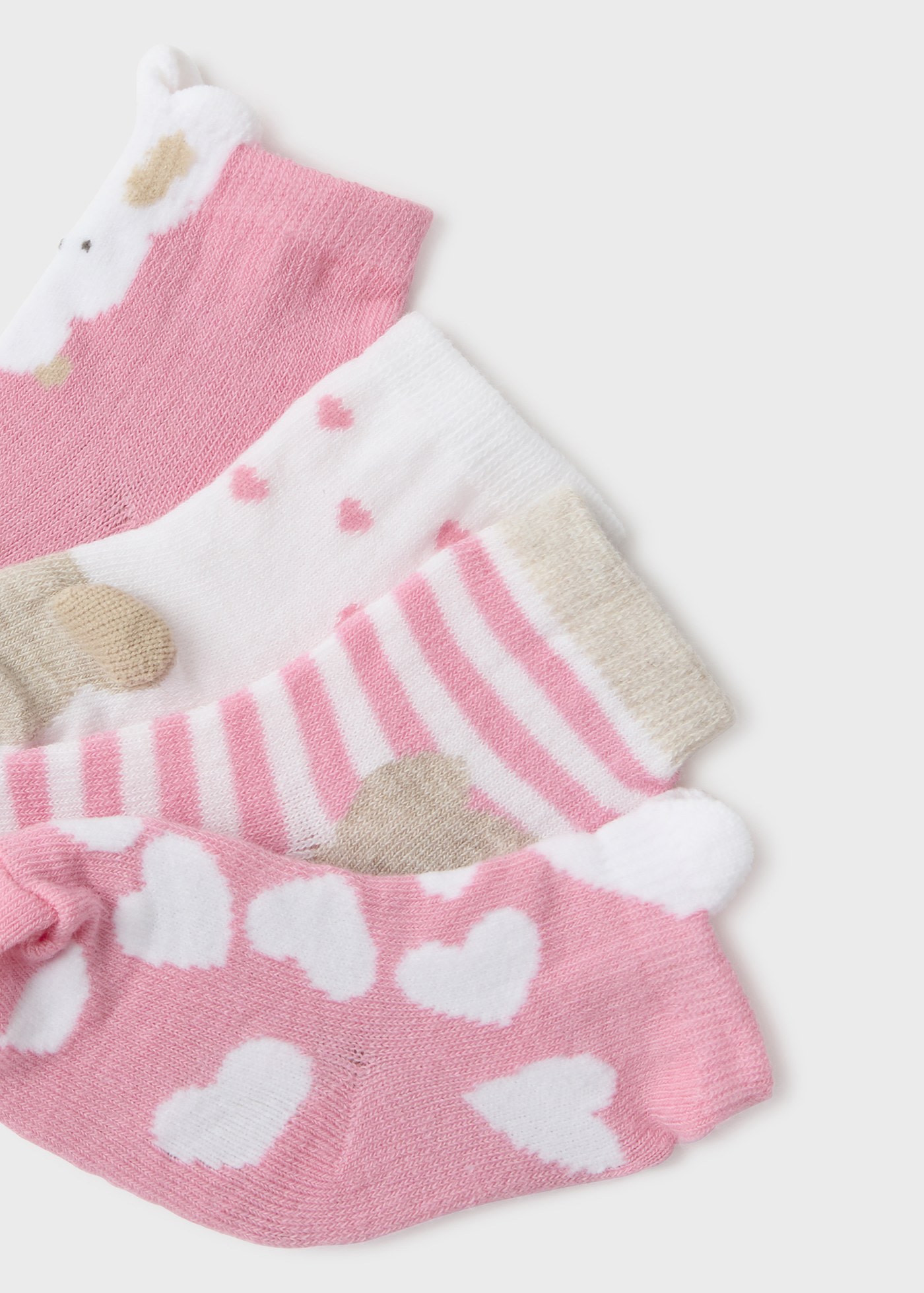 Set 4 calze corte cotone organico neonato